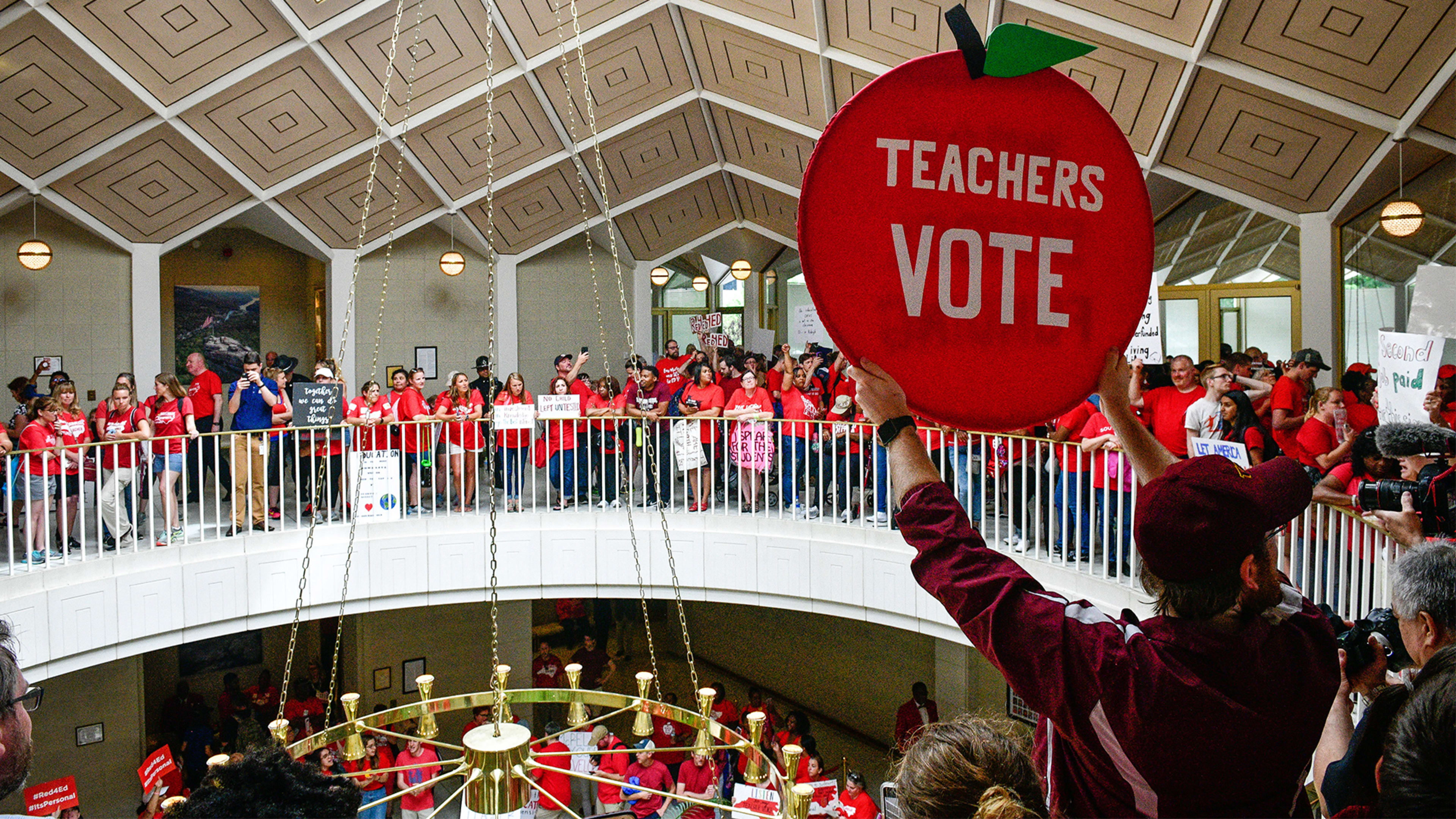 Spring’s teachers’ strikes were a springboard for educators winning in the midterms