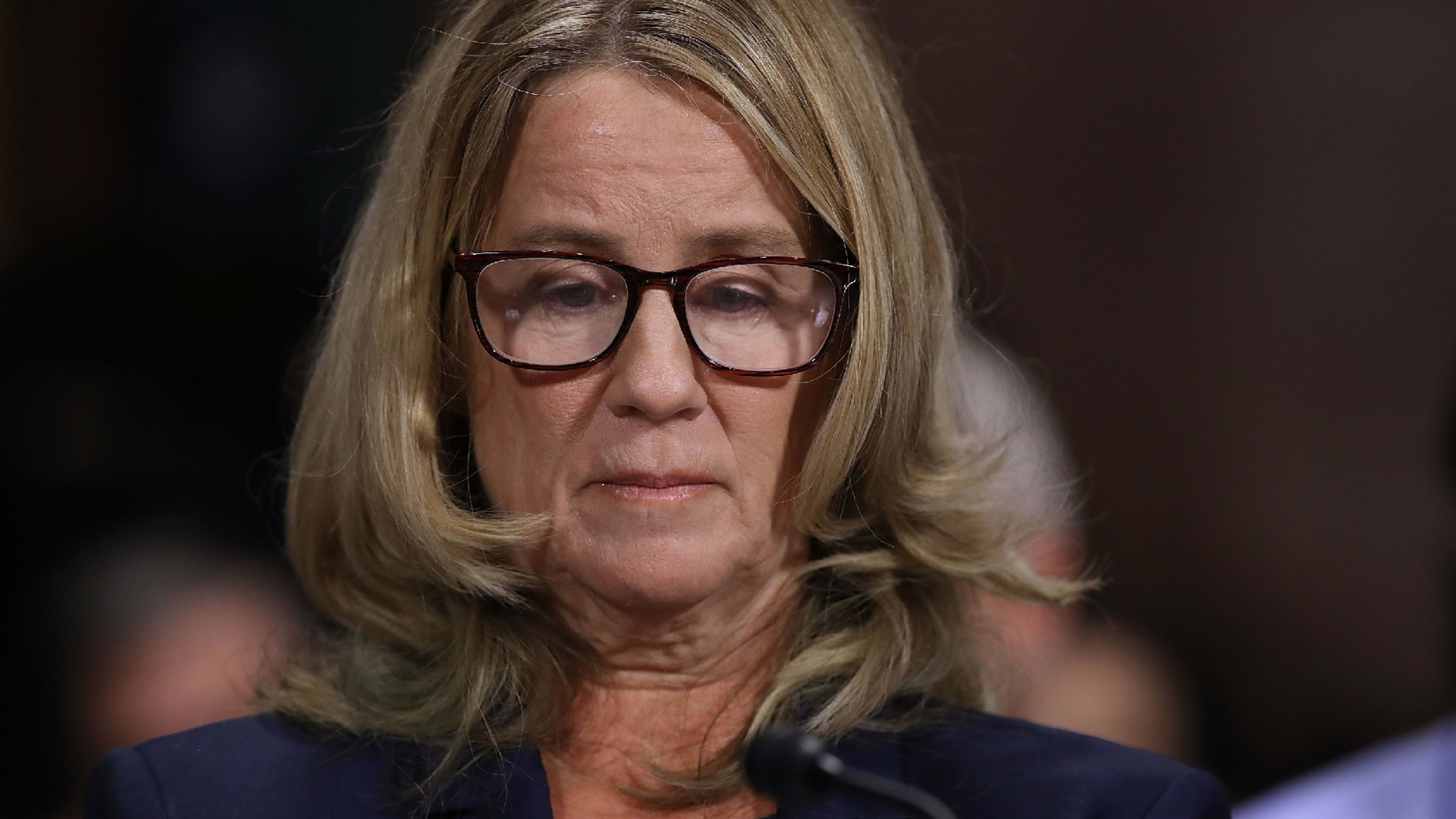 Christine Blasey Ford has had to move four times, but sure, let’s protect Tucker Carlson