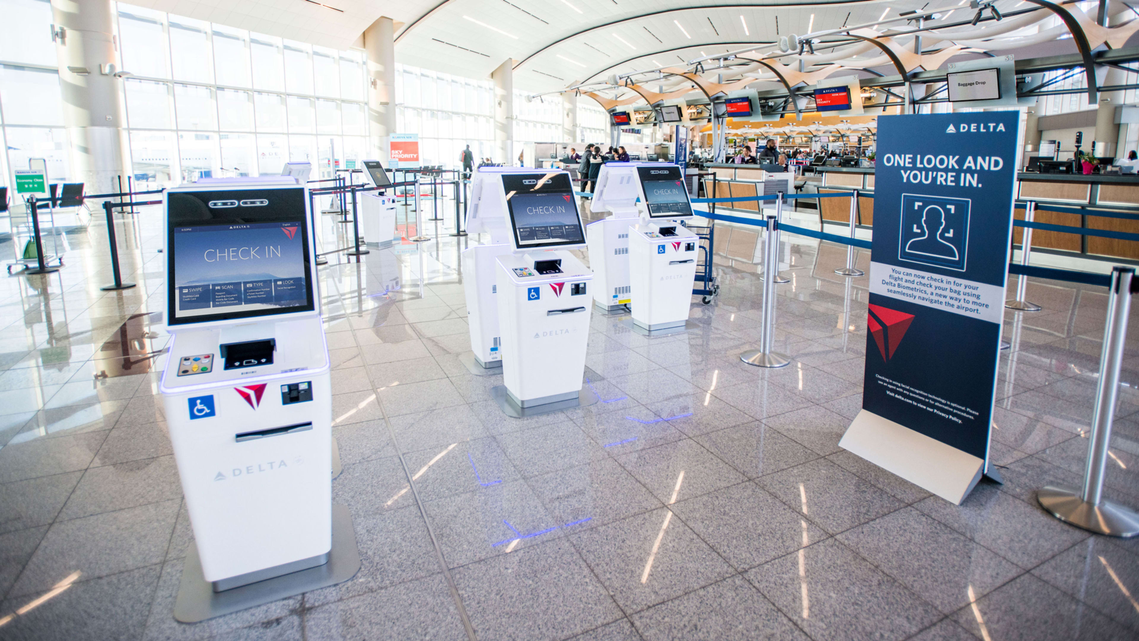 Here’s a look at Delta’s all-seeing, face-scanning, biometric airline terminal