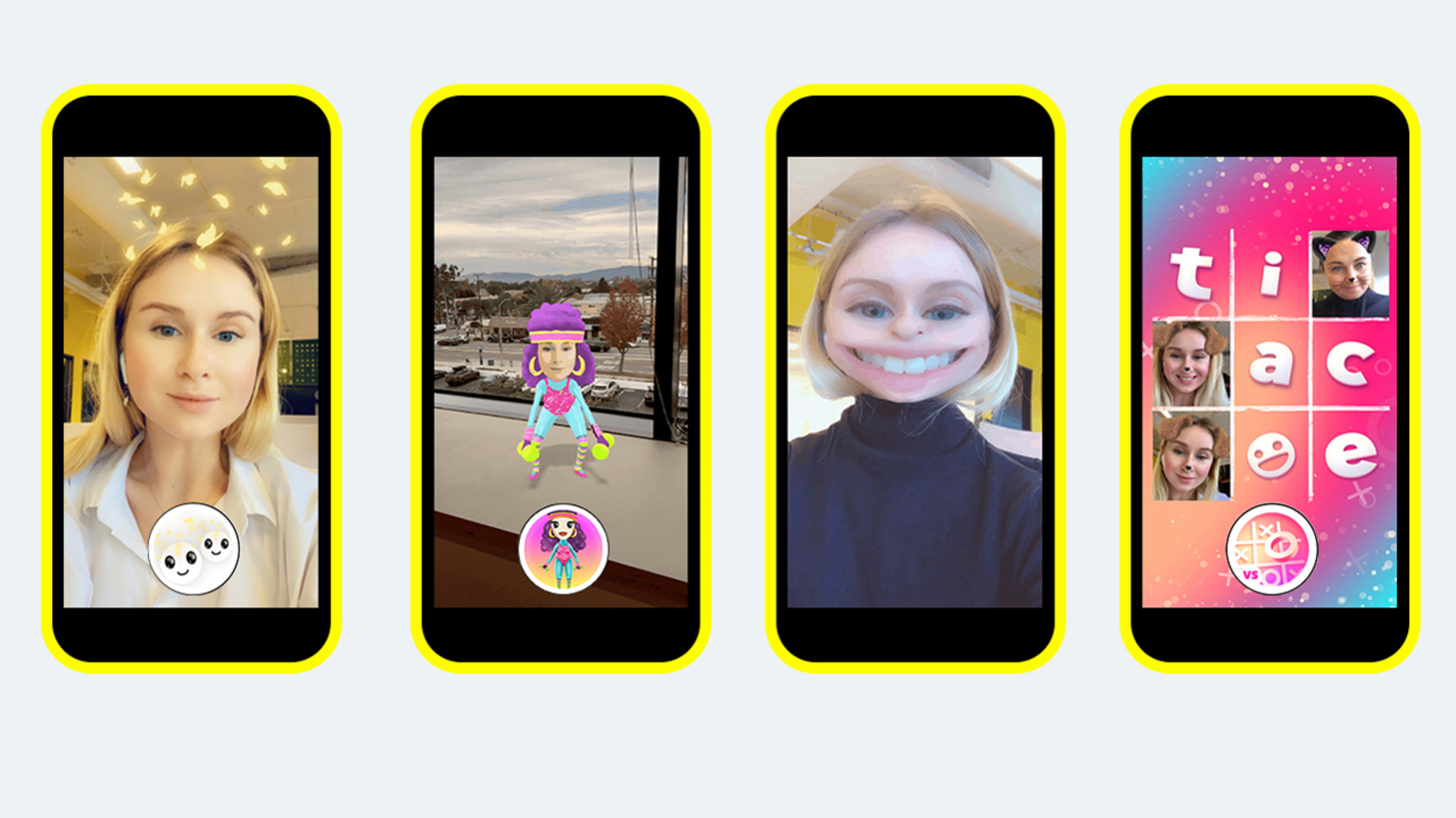 Exclusive: These were Snapchat’s most popular lenses and Bitmojis of 2018