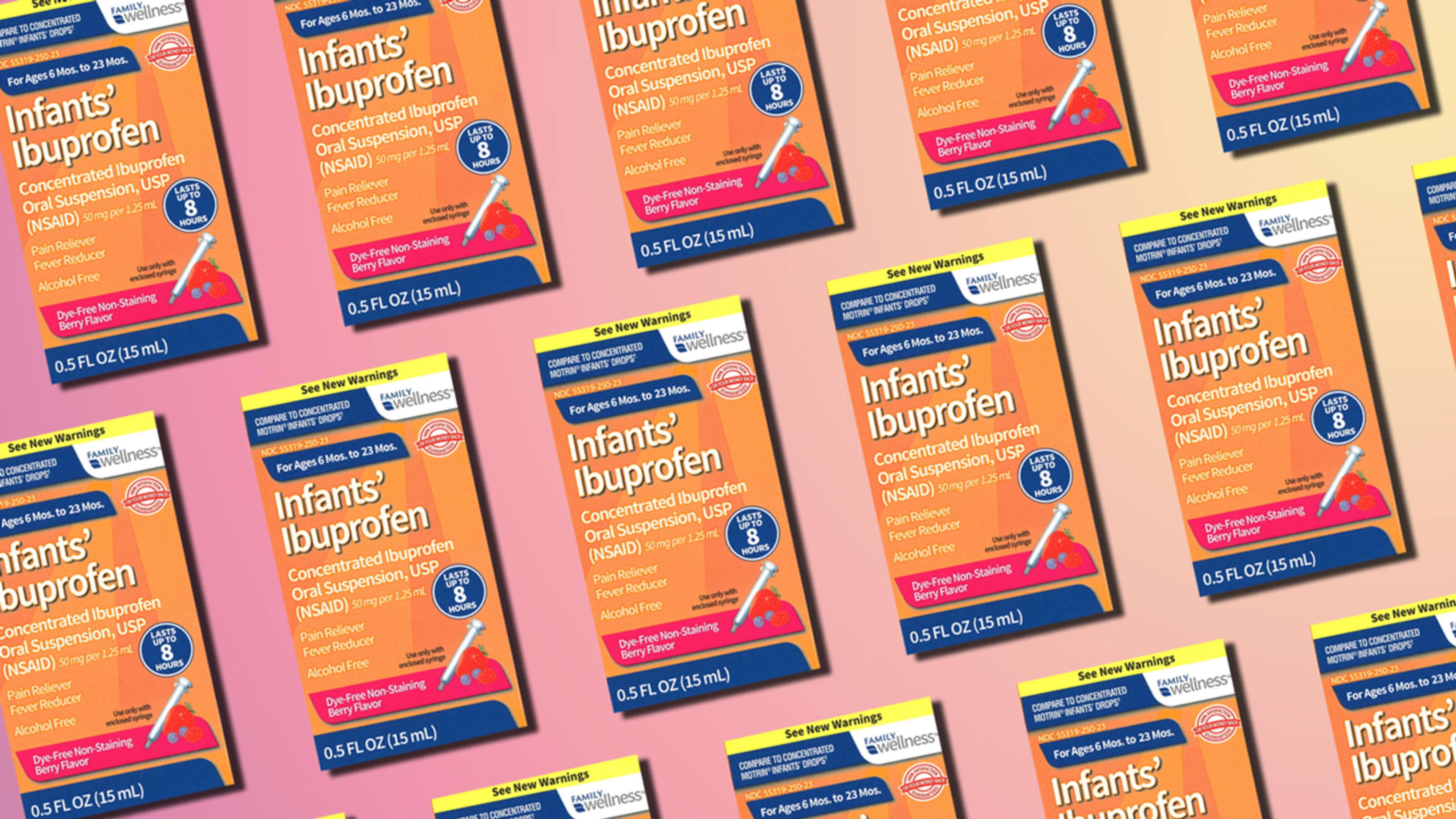 Infant ibuprofen recall affects products from CVS, Walmart, and Family Dollar