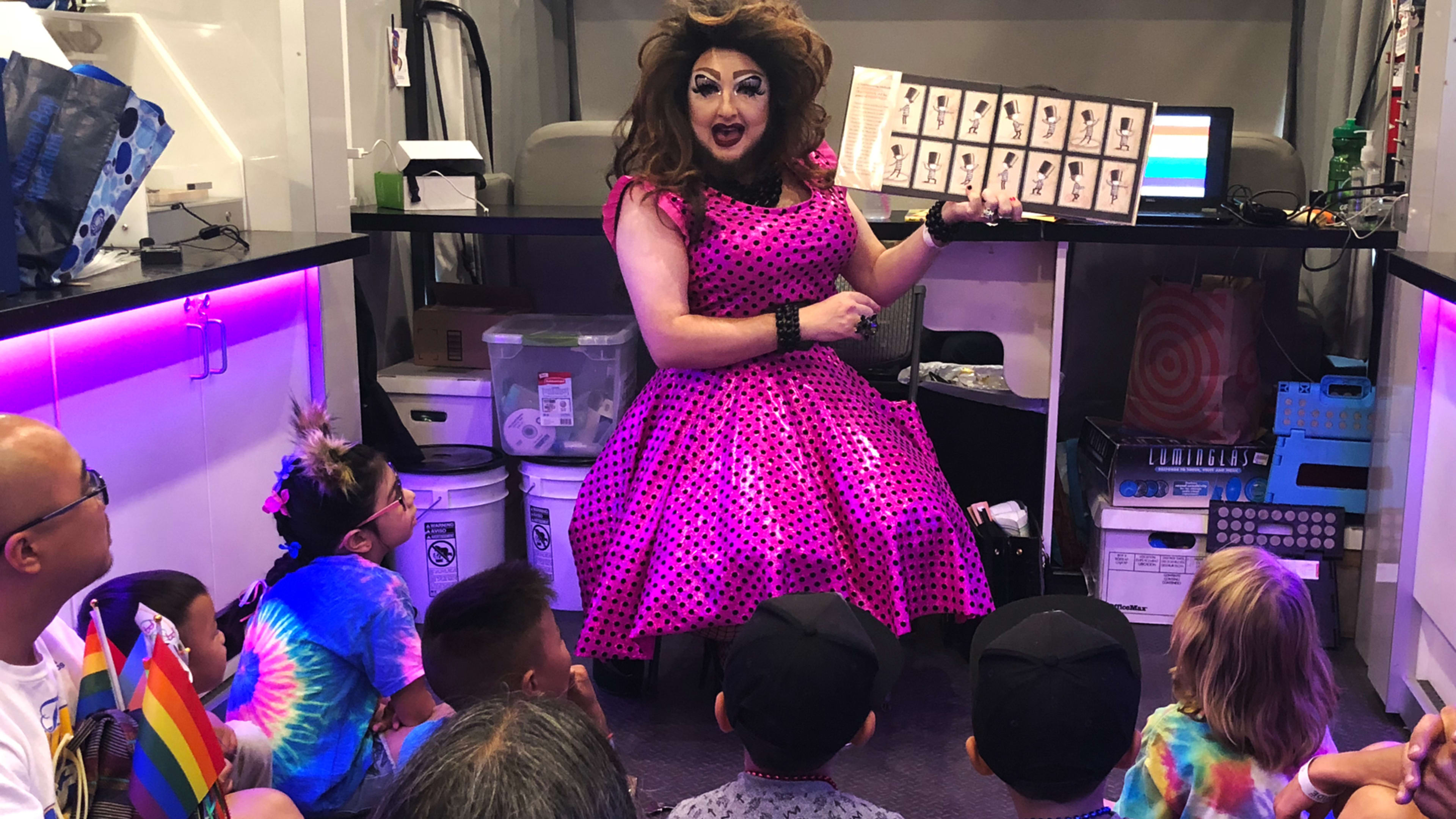 At libraries, drag queen story hours draw big crowds . . . and lawsuits