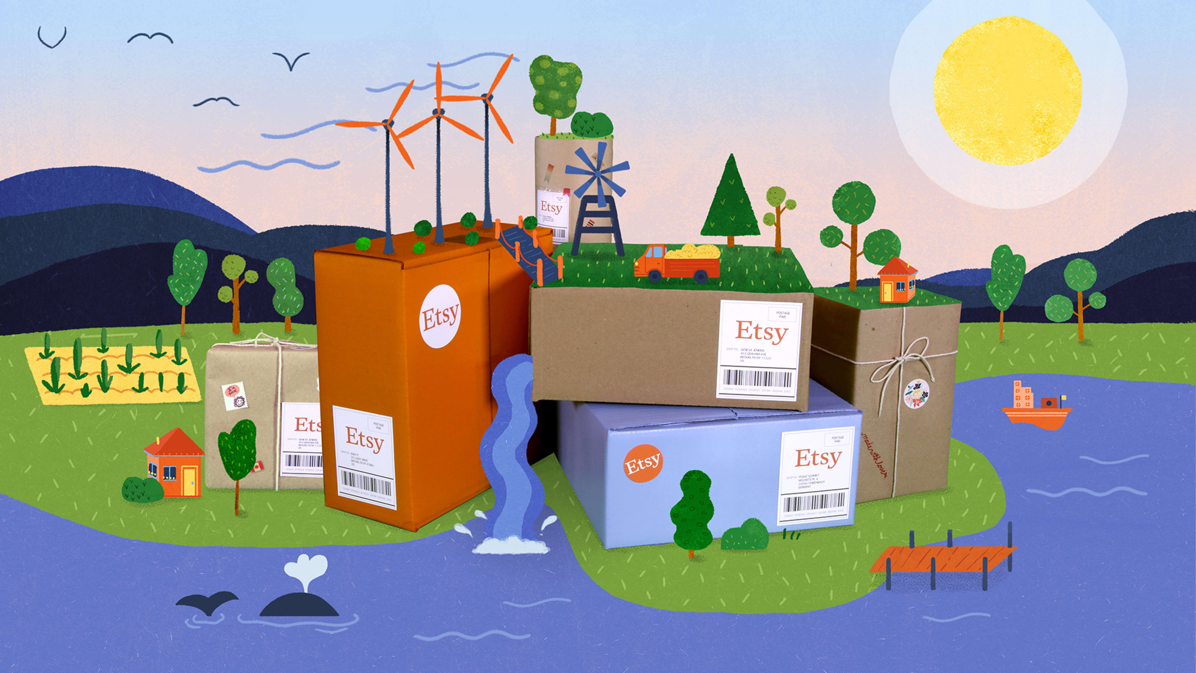 Etsy just became the first global e-commerce company to offset all of its shipping emissions