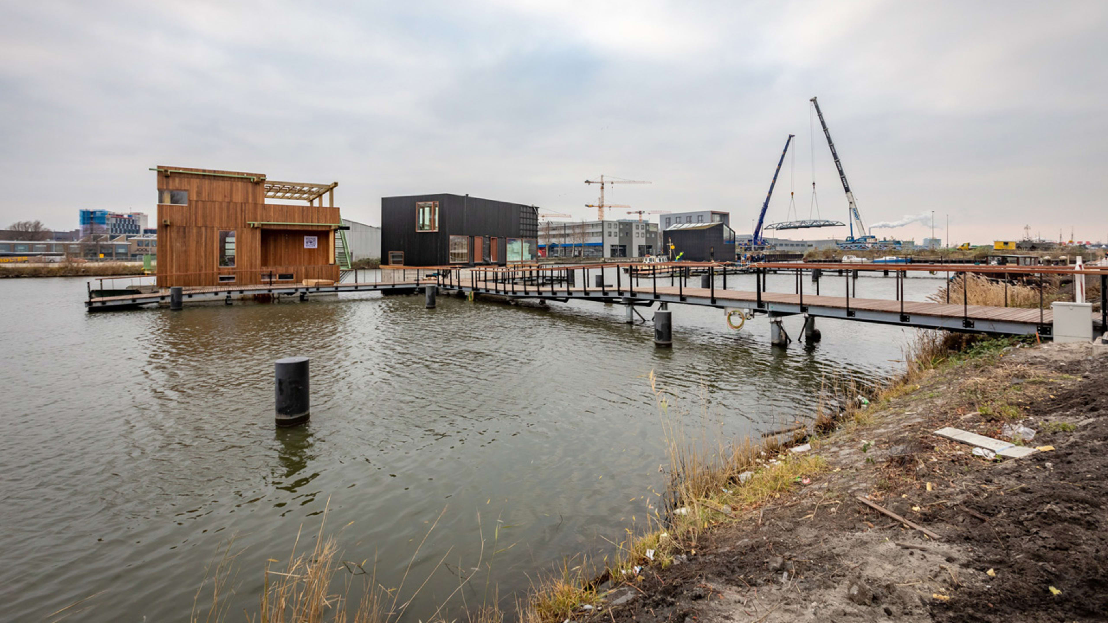 This new neighborhood in Amsterdam is made of floating houses