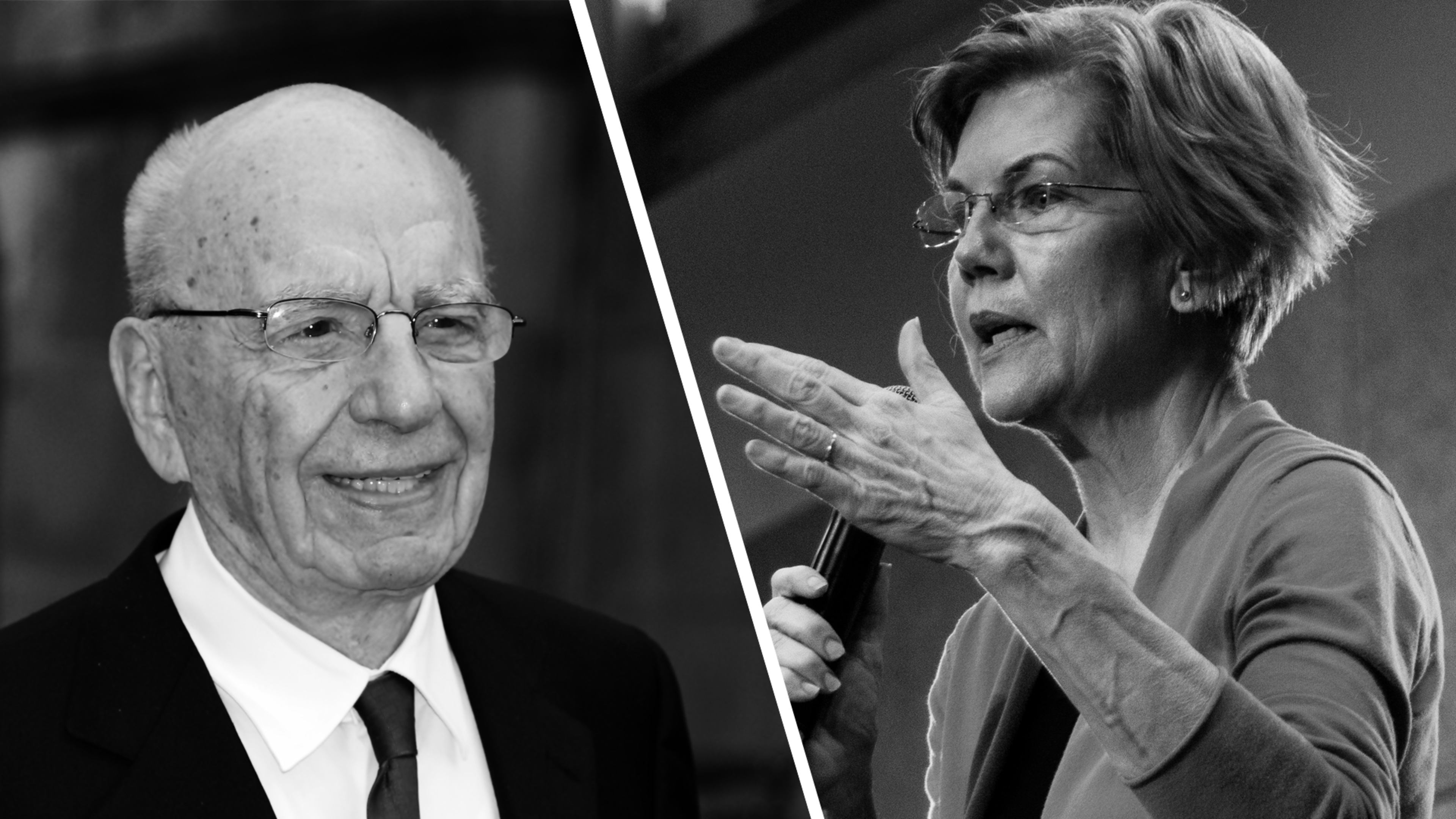 Rupert Murdoch and Elizabeth Warren have a common goal in breaking up Big Tech