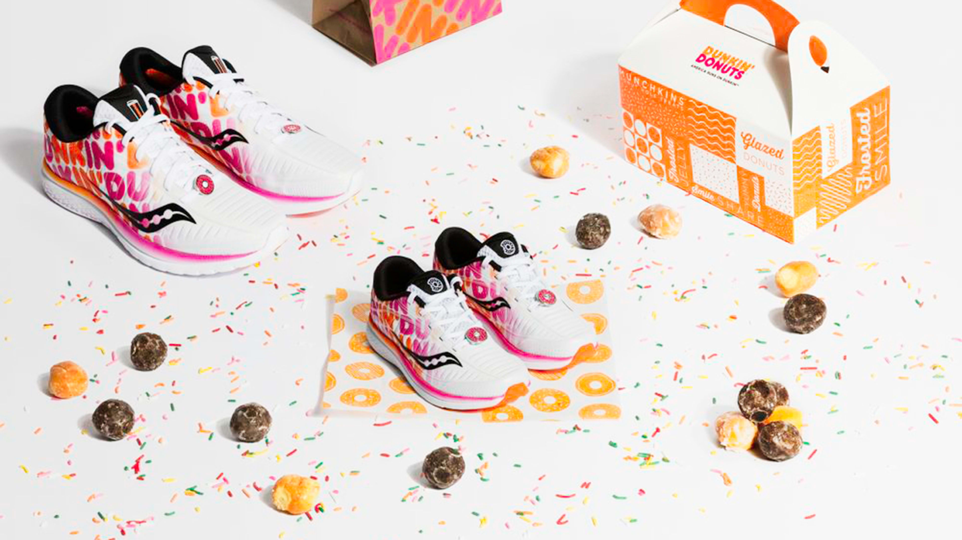 These Dunkin’ donut-inspired Saucony sneakers might be the best-ever fast food-footwear collaboration