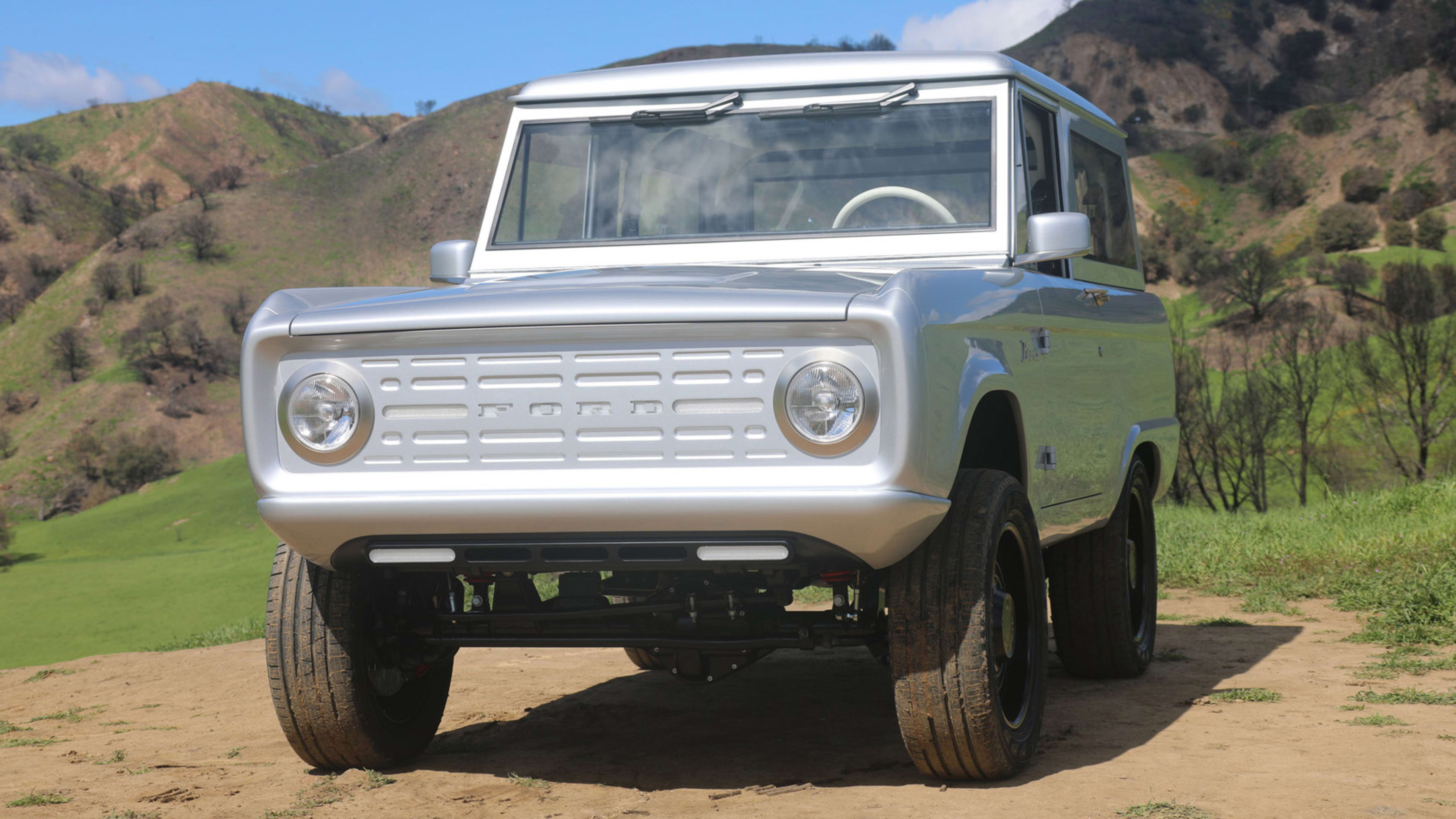 Is this Ford Bronco the most beautiful electric car yet? Probably.