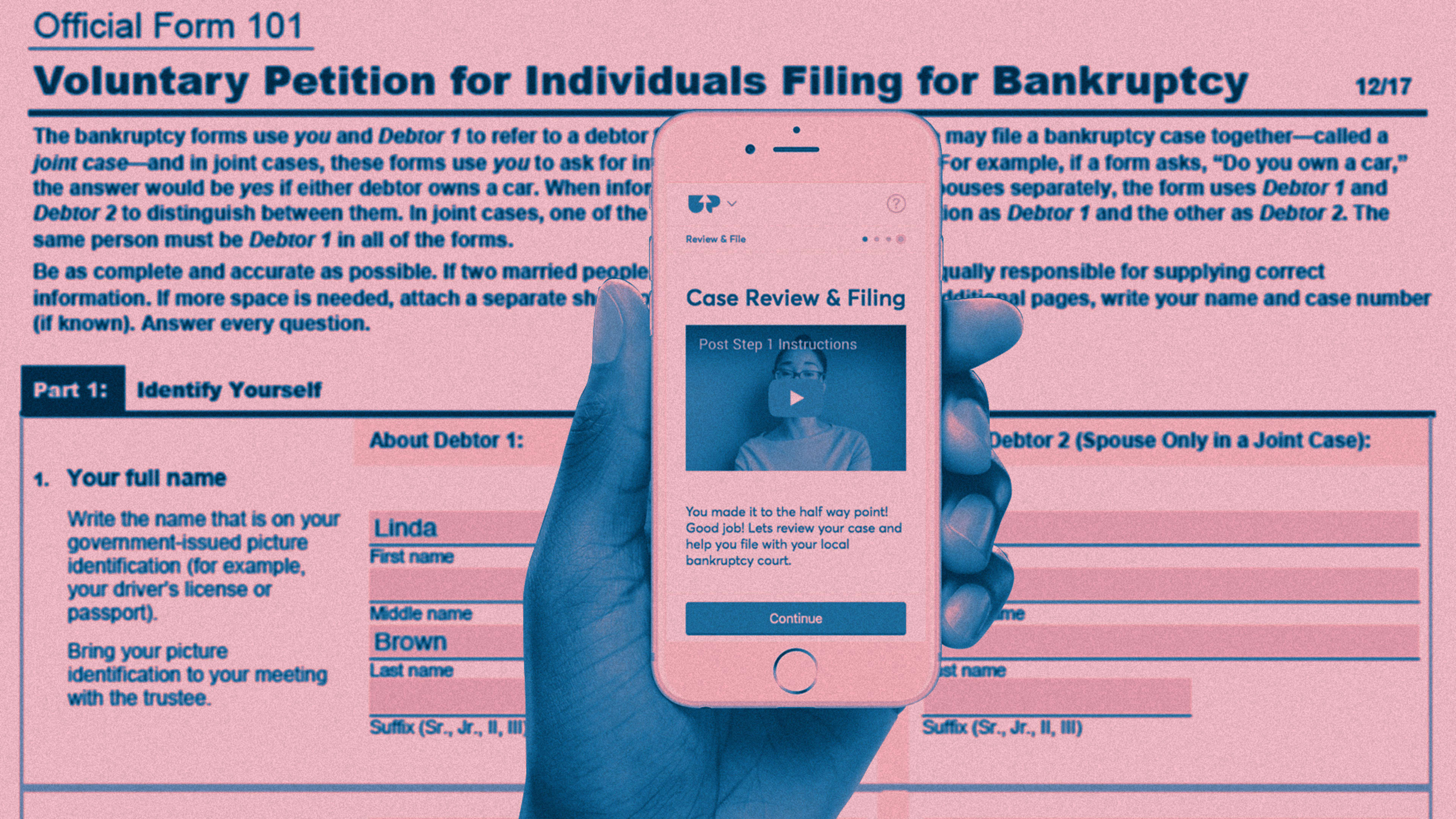 This free software automates bankruptcy to help people clear their debts
