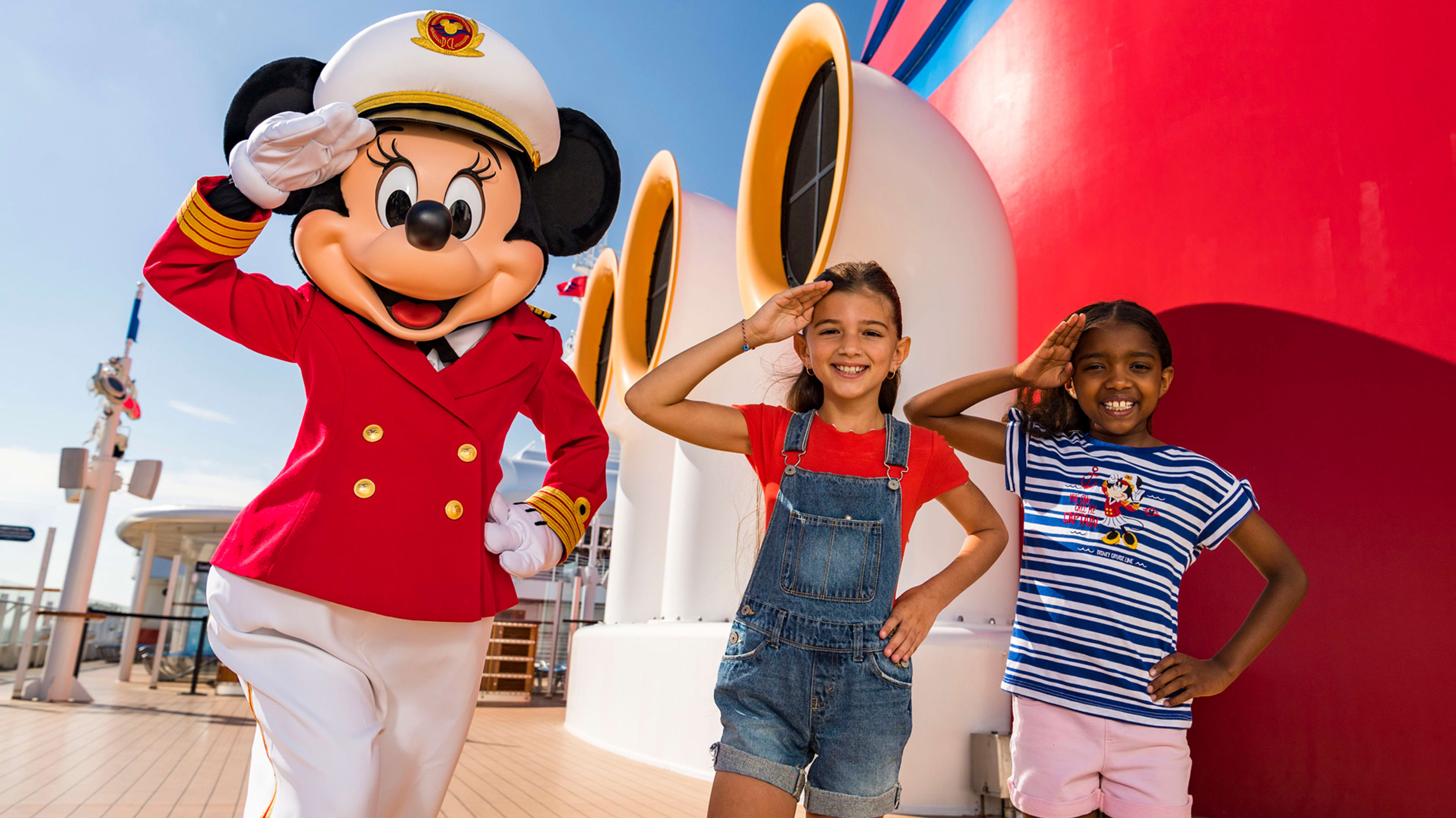 Minnie Mouse is the captain of all Disney cruises now