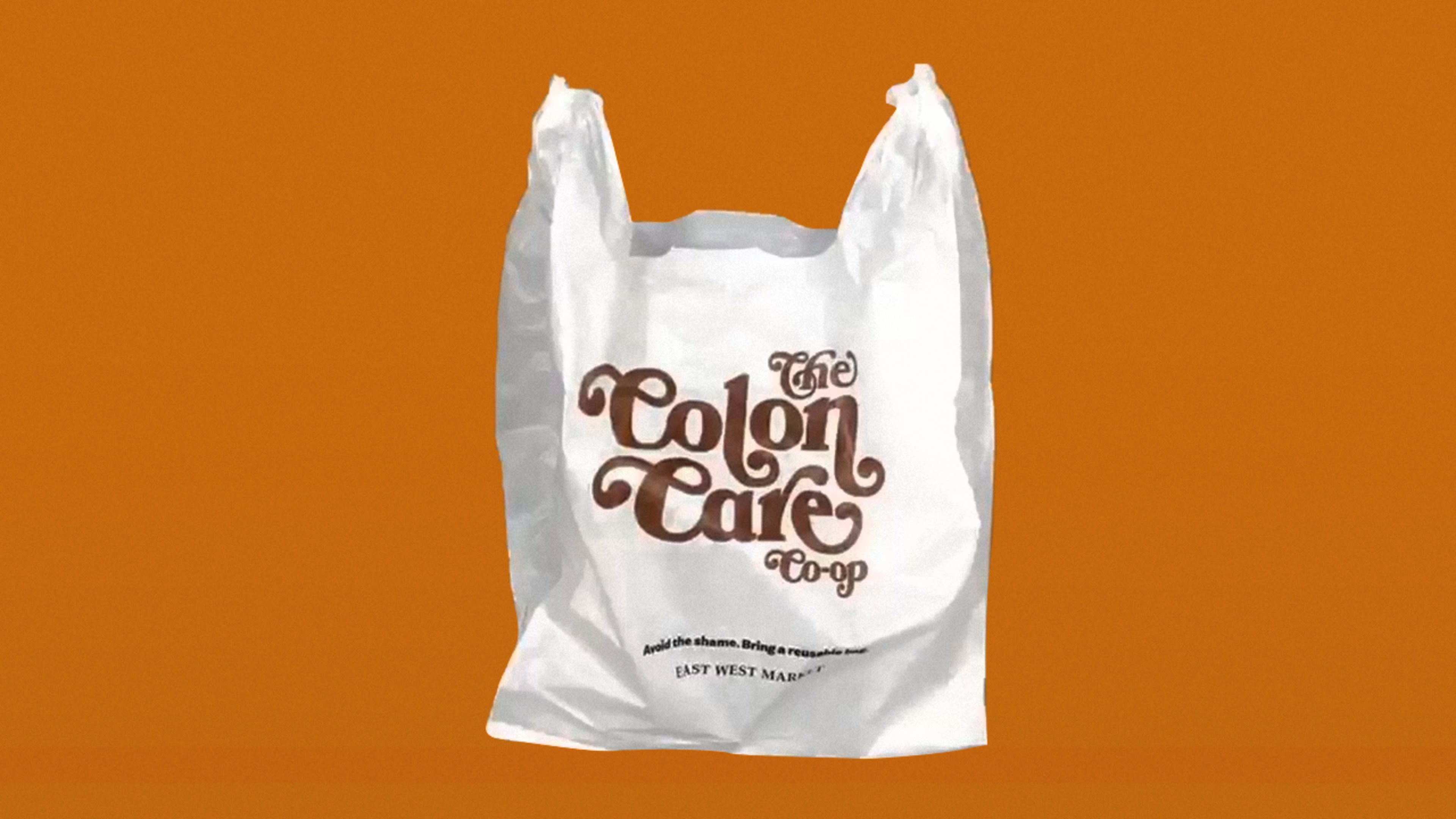 These hilarious plastic grocery bags will teach you to never forget your tote