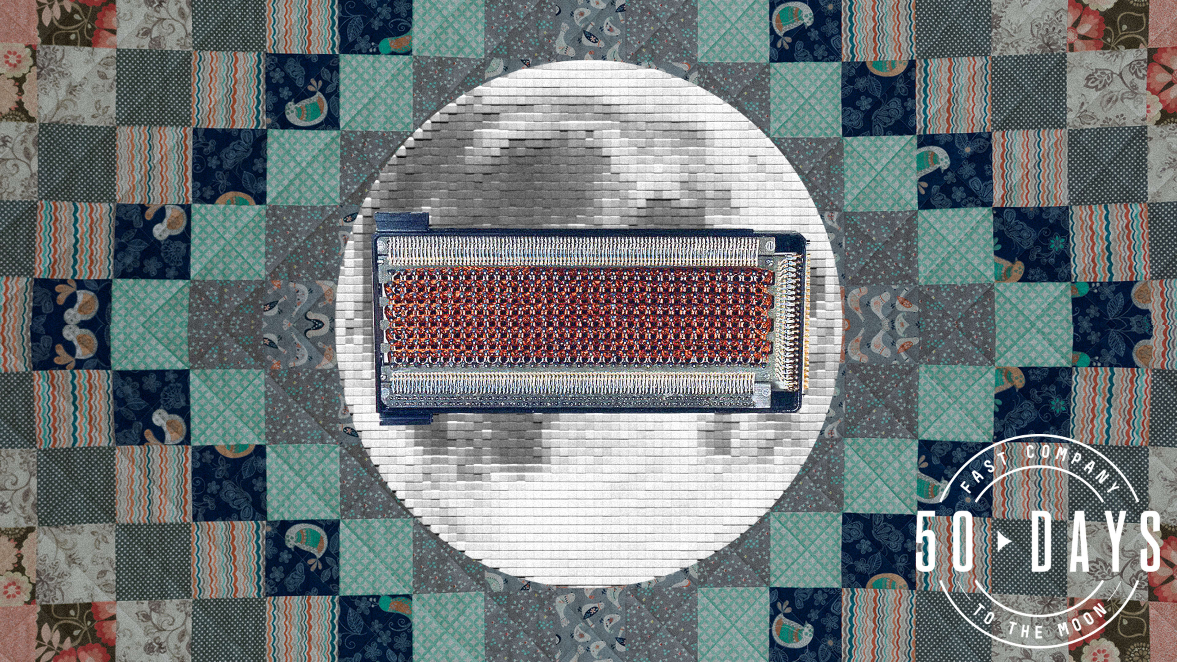 The guts of NASA’s pioneering Apollo computer were handwoven like a quilt