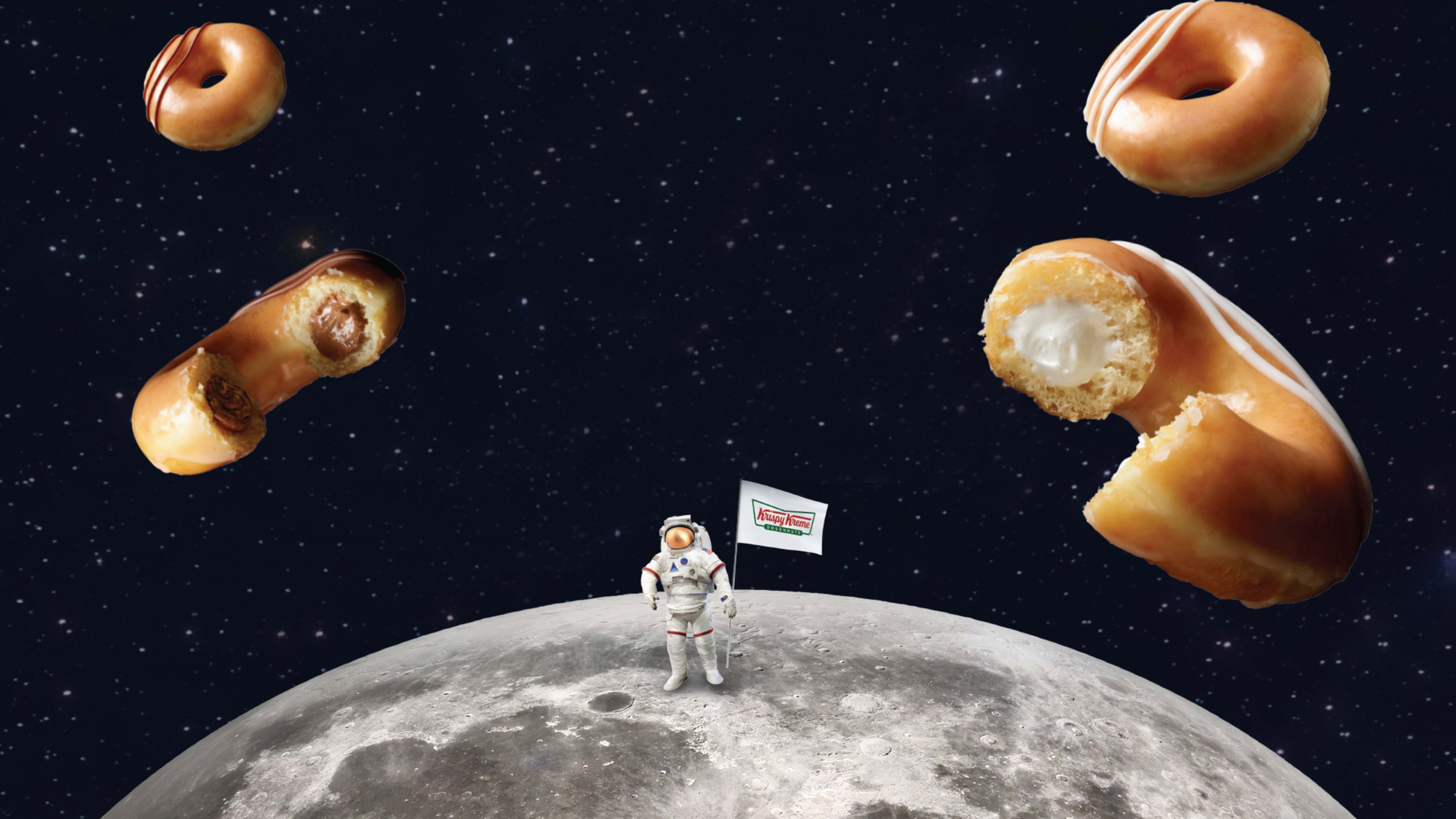 Here’s how to get your free Krispy Kreme Moon-landing tribute donut