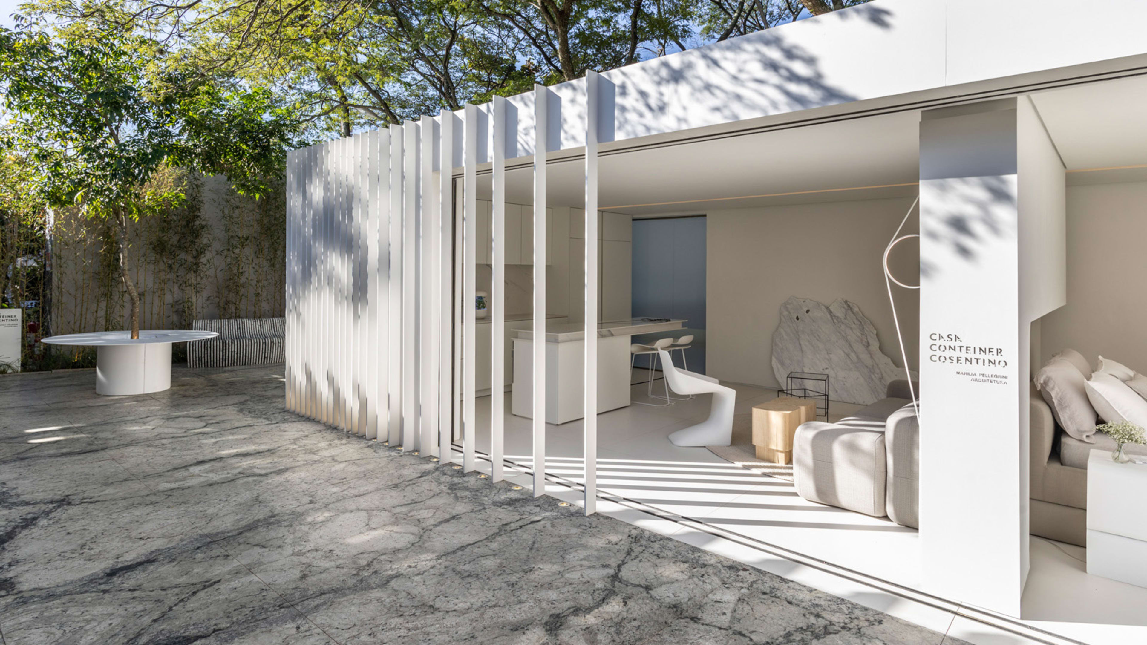The humble shipping container home gets a luxurious upgrade