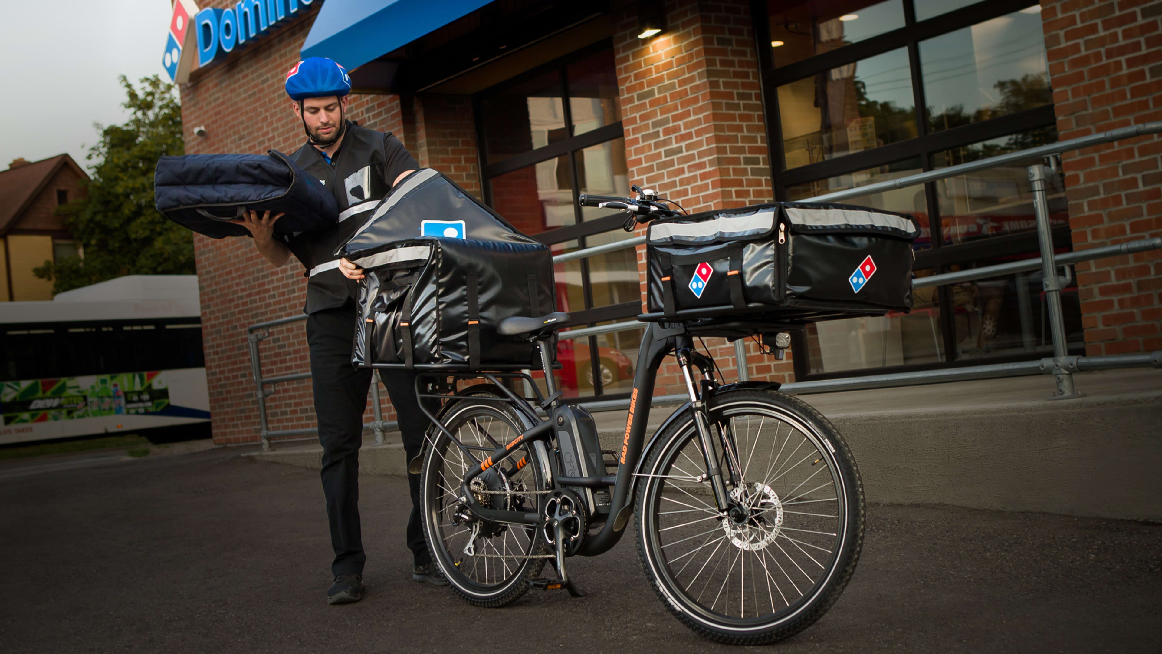 The Domino’s delivery of the future will arrive by electric bike