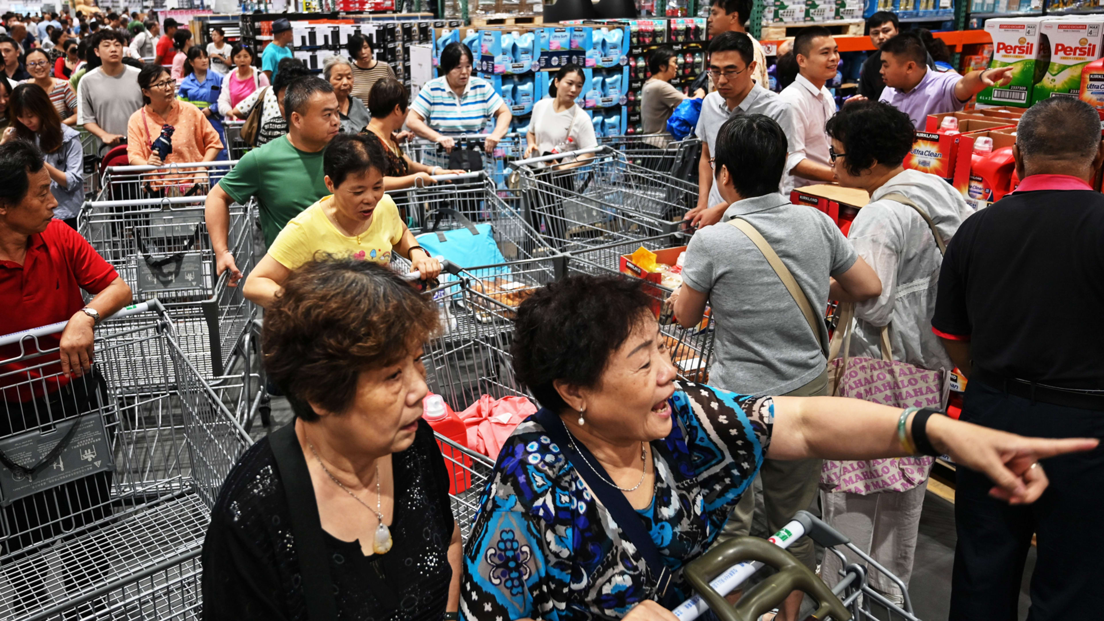 Costco opened its first store in China, and everyone came