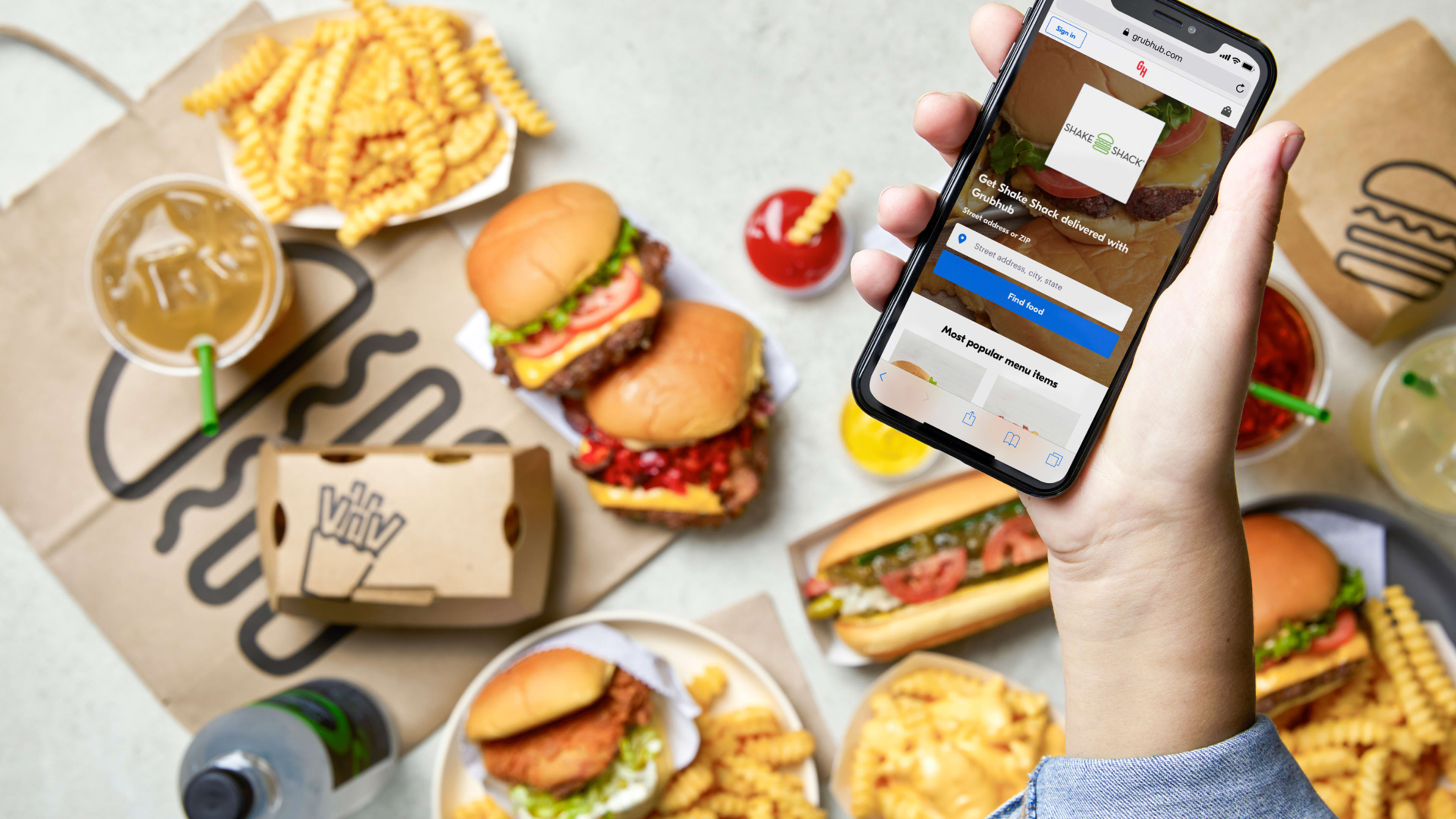 You can skip that long Shake Shack line because the burger chain now delivers