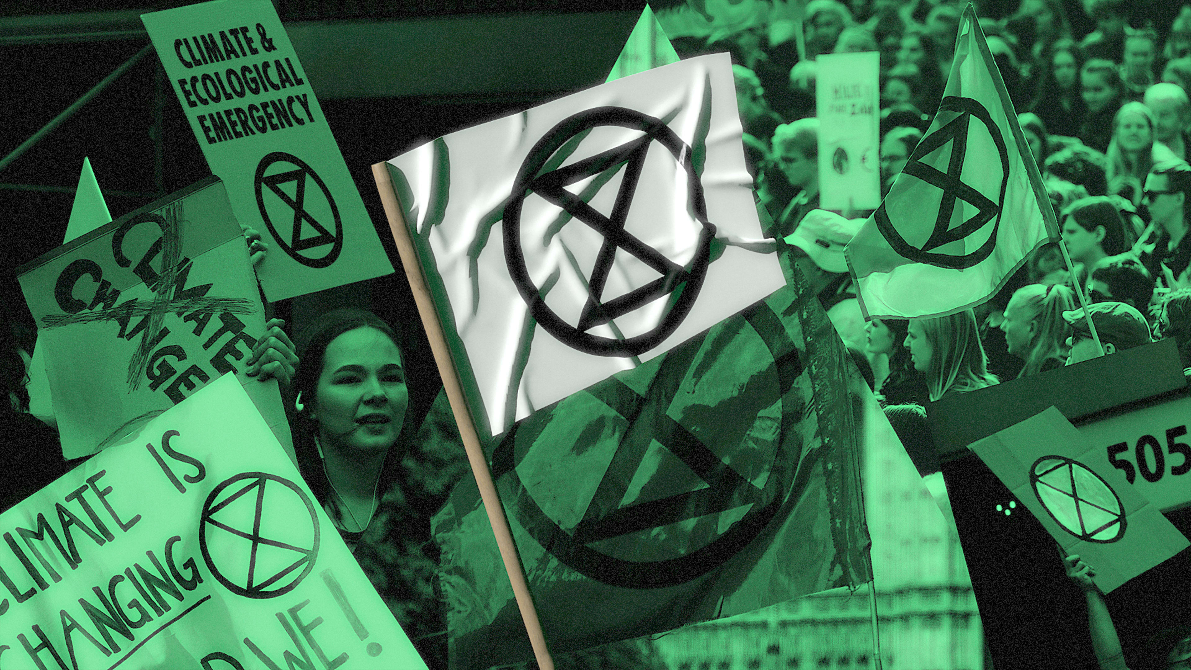How the Extinction Rebellion got its powerful, unsettling logo
