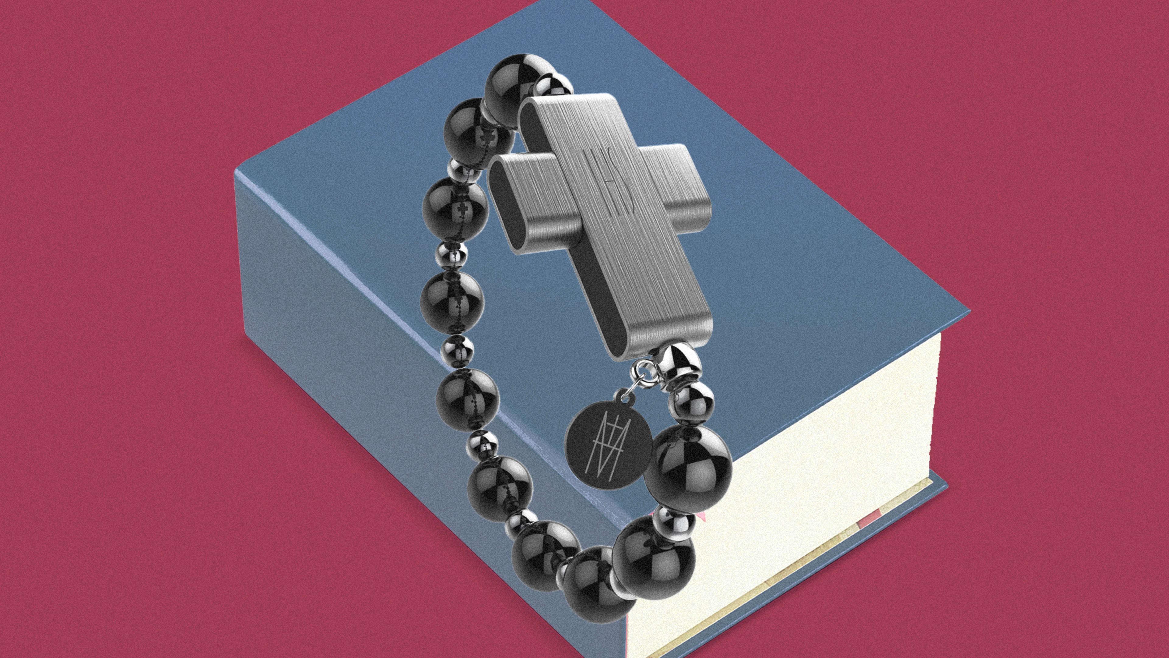 The pope’s first wearable is a $110 rosary that tracks your prayers