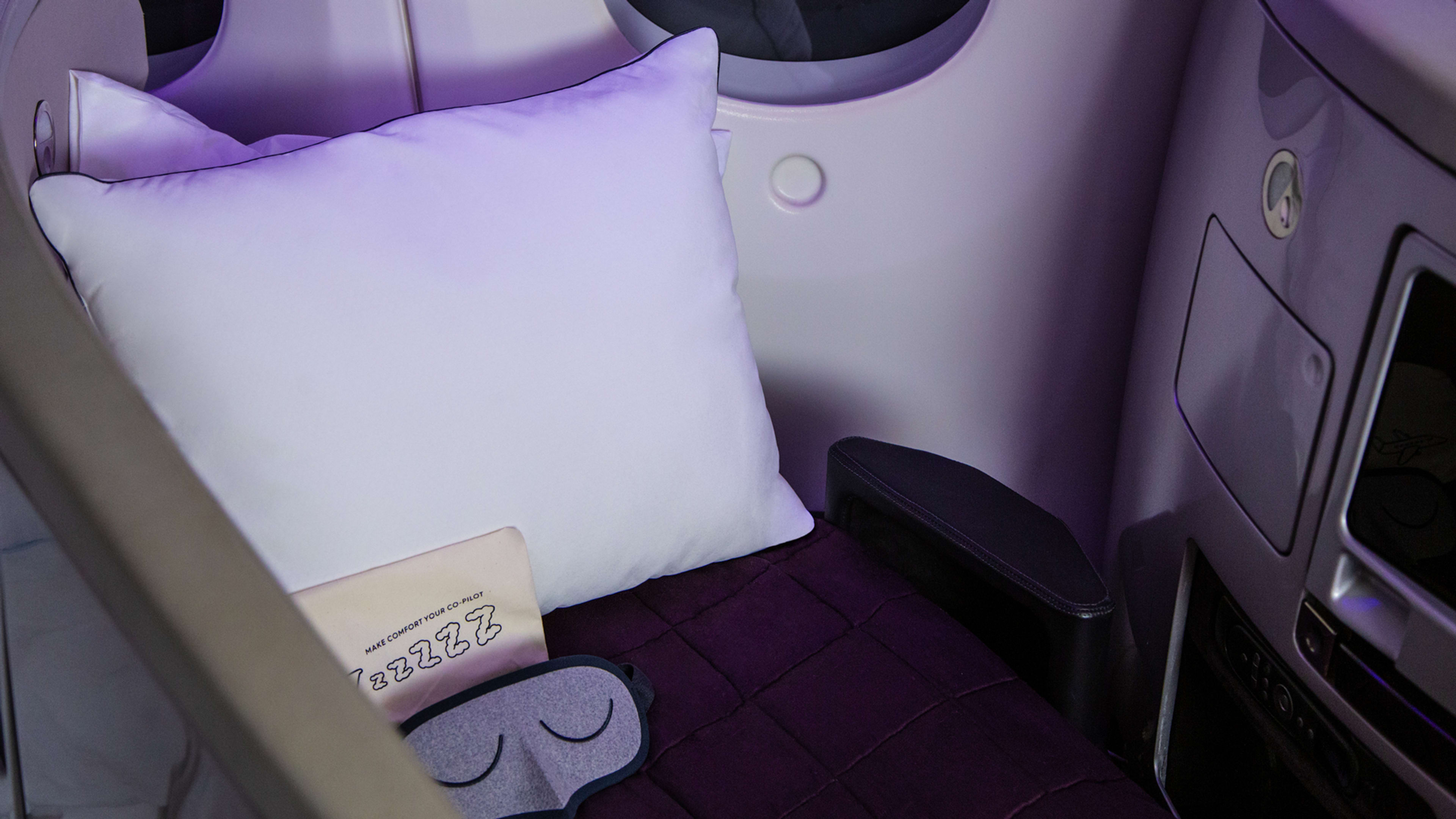 This airline just built a better airplane pillow with help from NASA