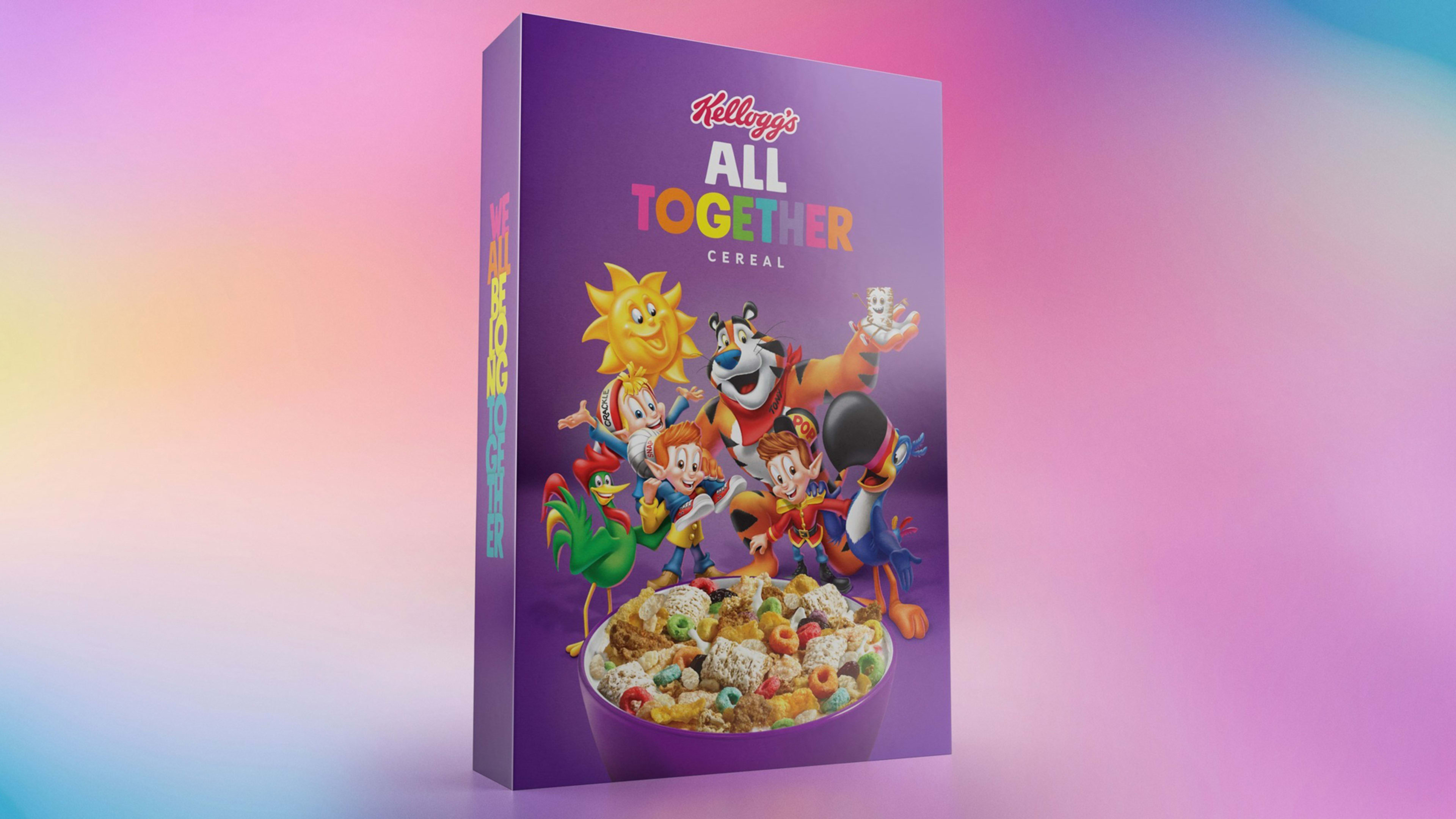 Kellogg’s new inclusion cereal features 6 cereals and 6 mascots