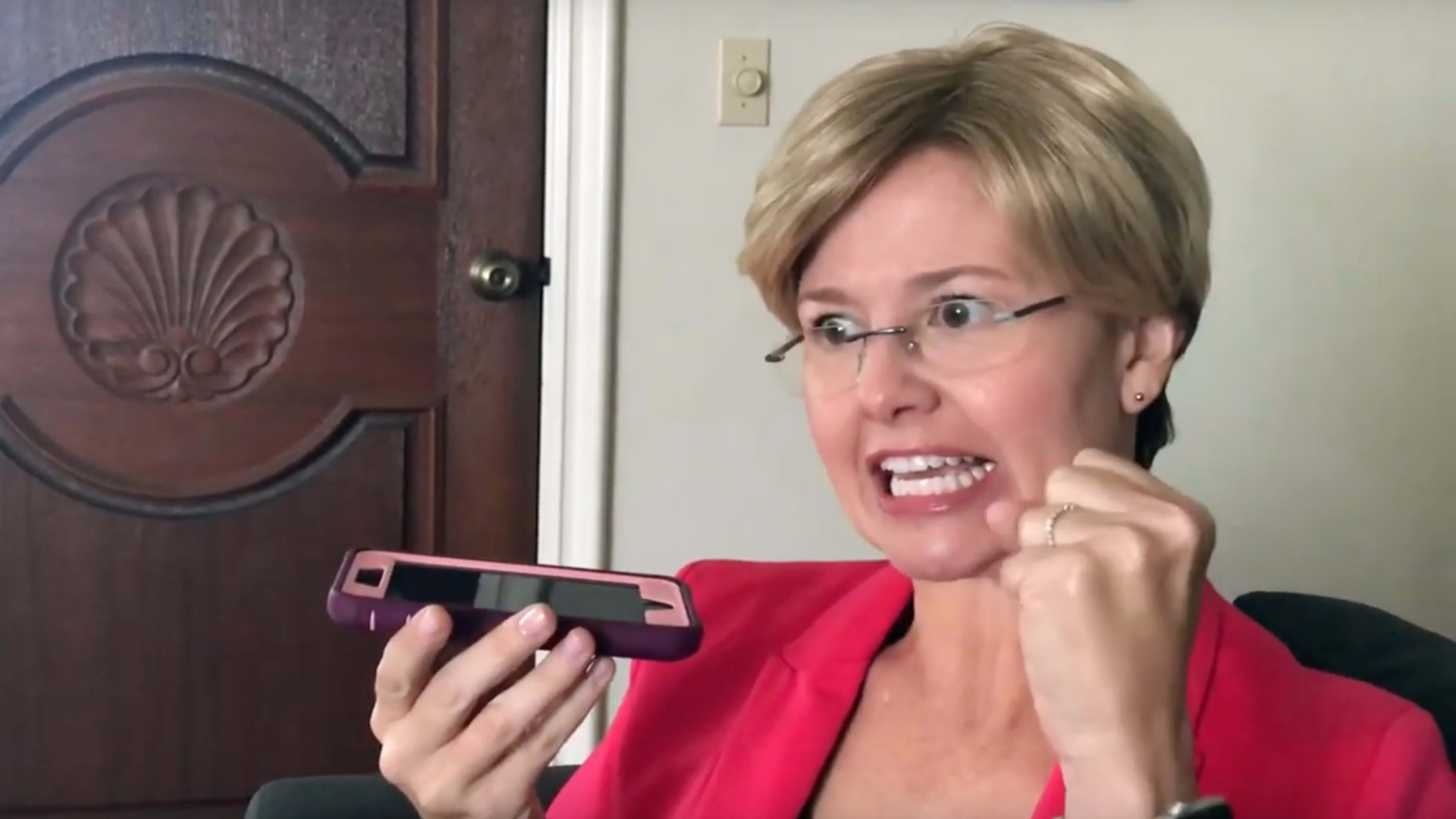 The original Elizabeth Warren impersonator tells all—and she has a plan for 2020
