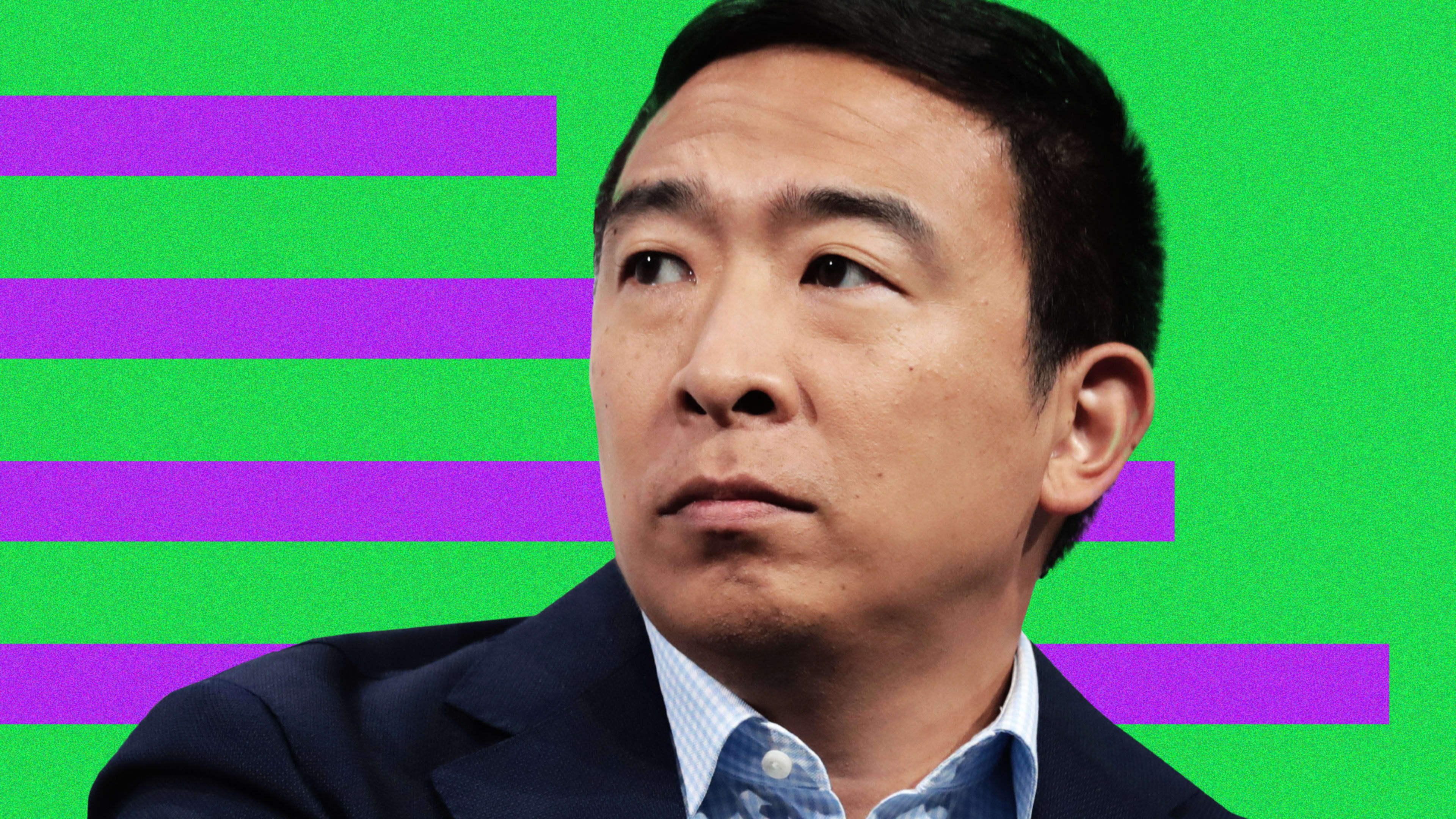 Math-obsessed Andrew Yang should be thrilled with these Twitter hashtag numbers