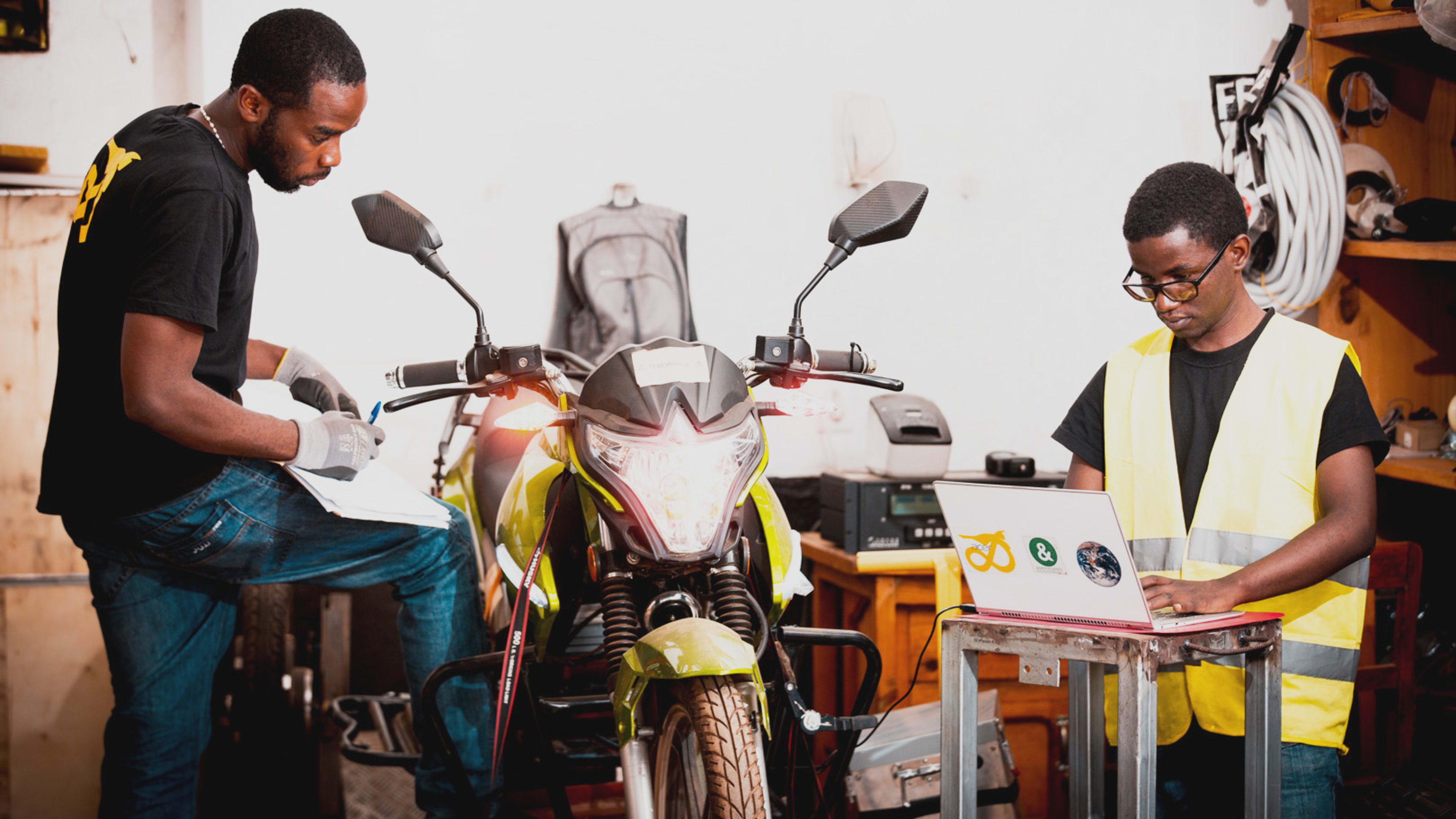 This electric motorcycle startup is transforming the Rwandan taxi industry