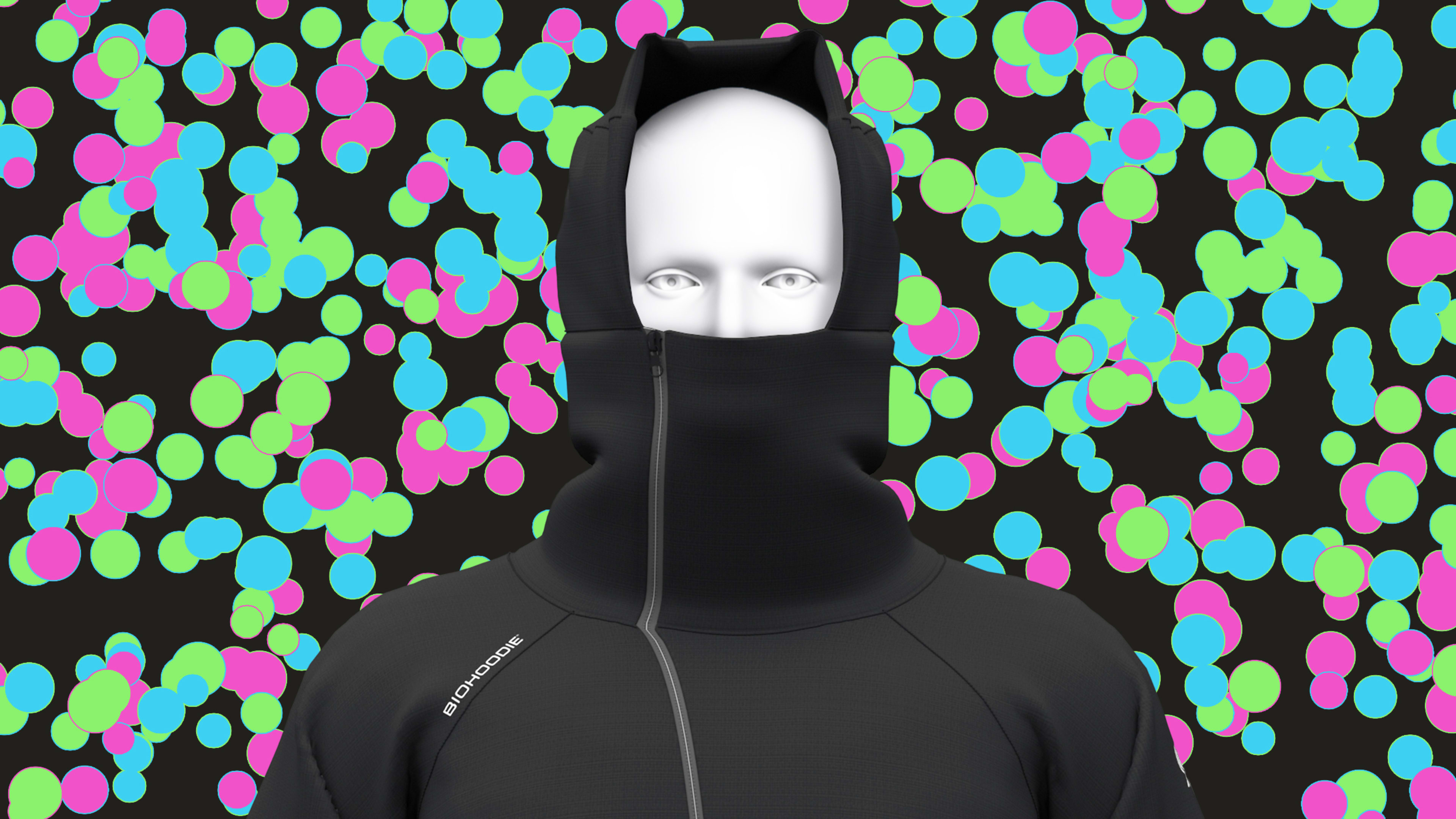 This hoodie comes with a built-in mask
