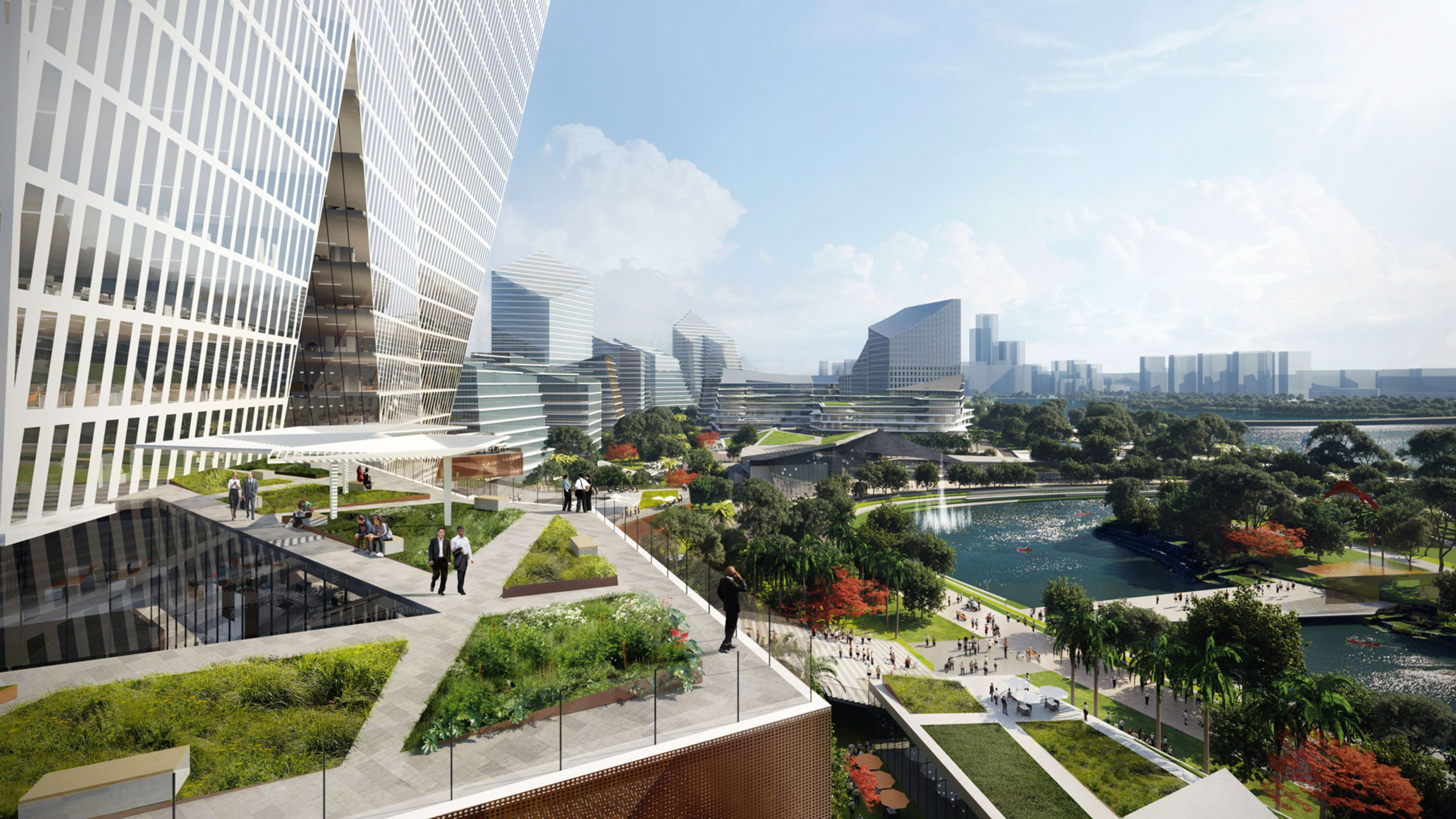 This new car-free district in Shenzhen is the size of midtown Manhattan
