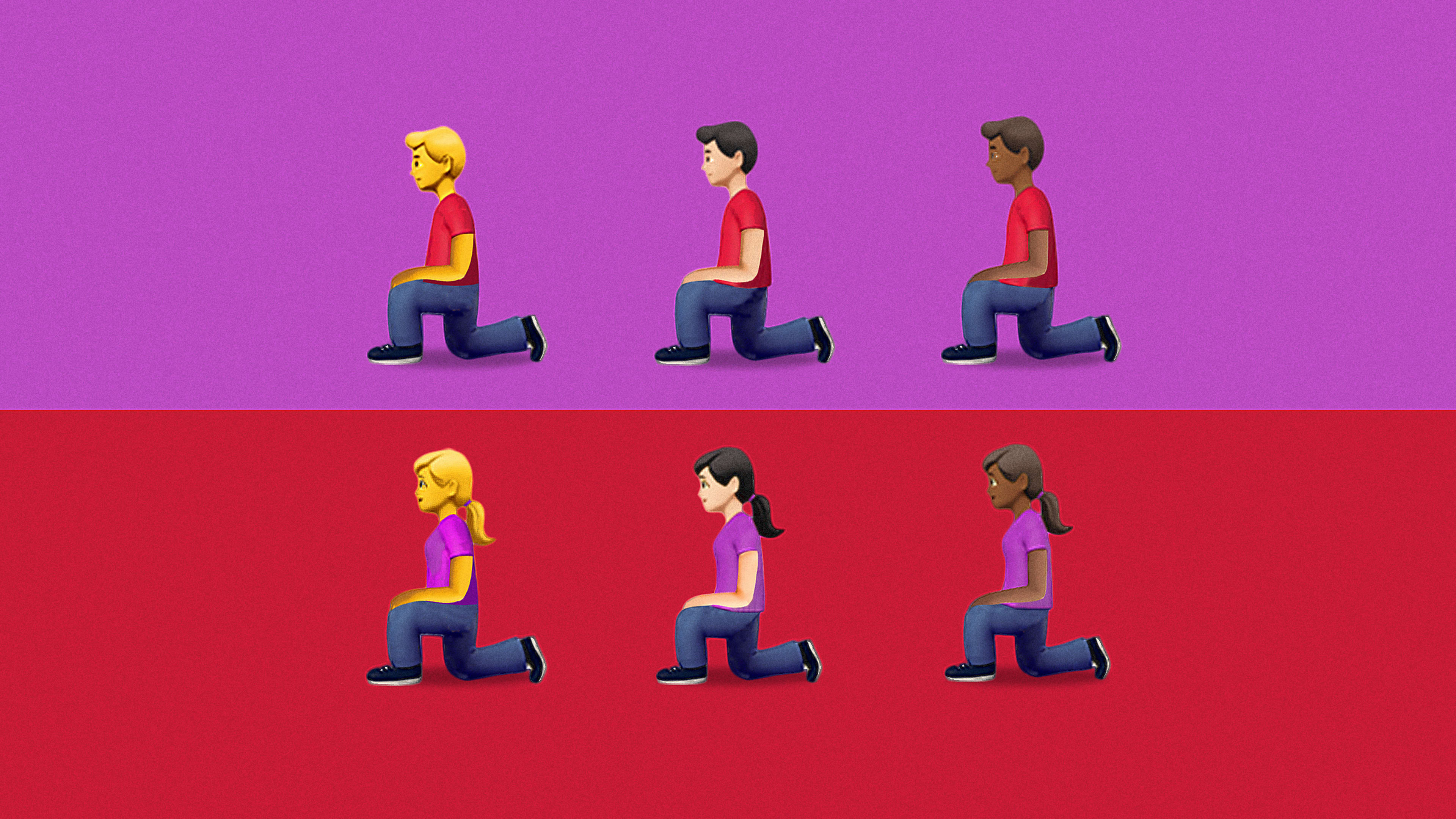 Unicode got a proposal for a kneeling-in-protest emoji two years ago. So where is it?