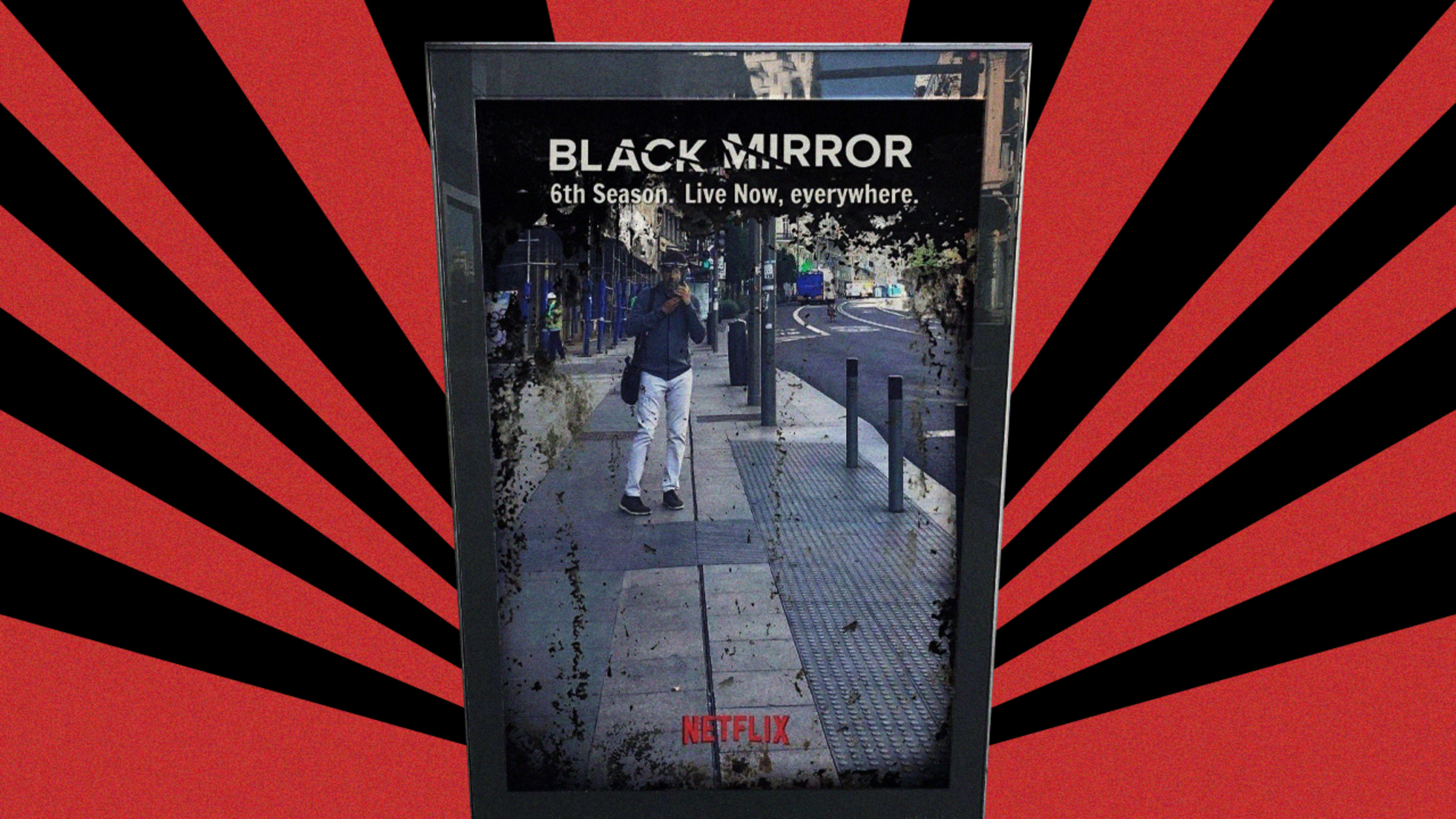 This darkly funny outdoor ad proves we’re living in ‘Black Mirror’
