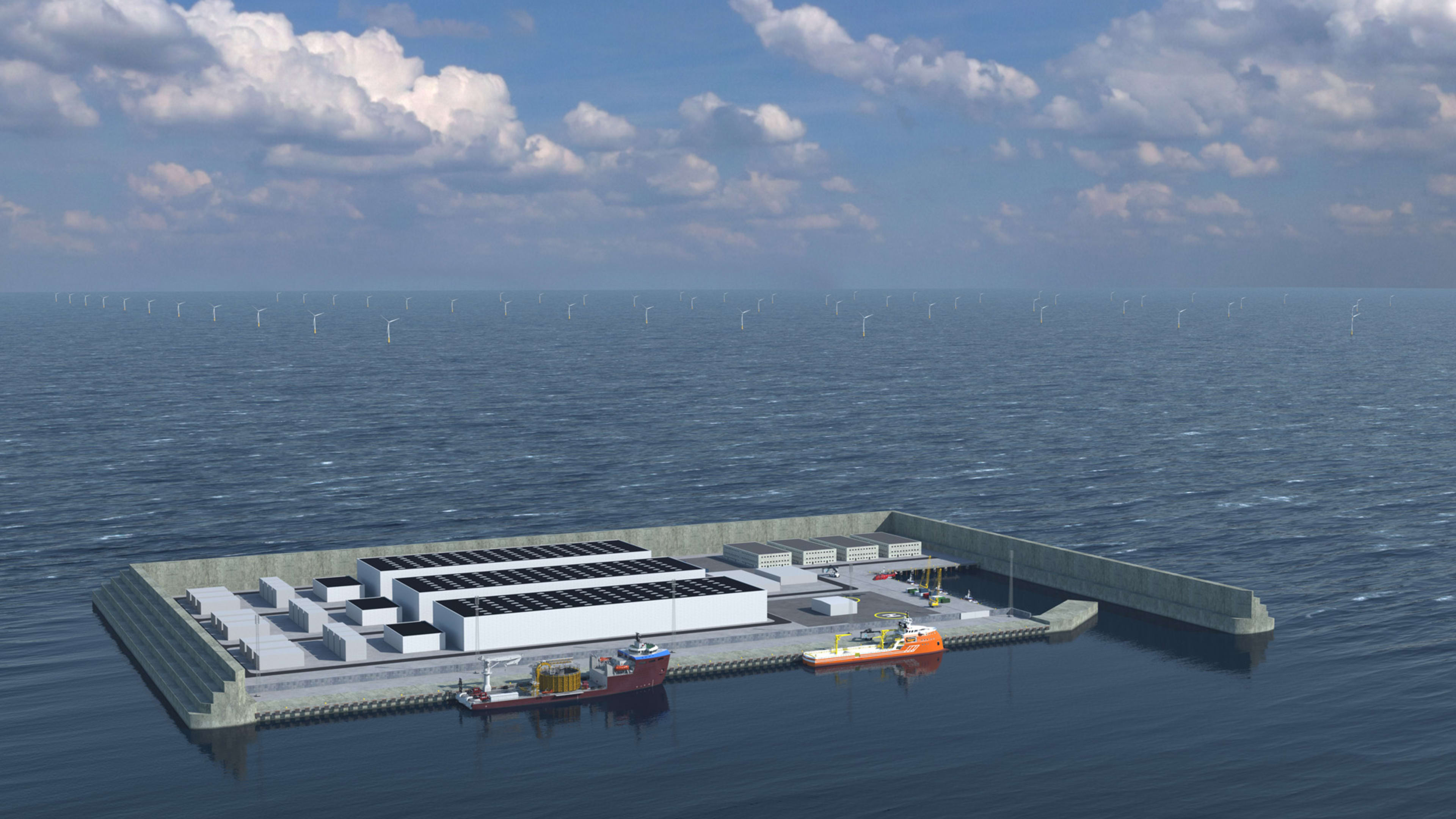 Denmark is building an artificial island to house the world’s first clean energy hub