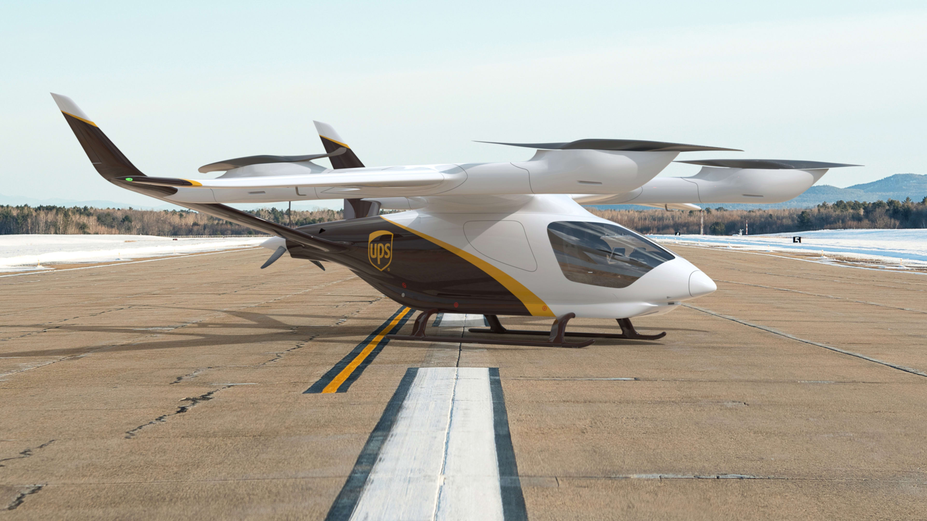 UPS is testing electric helicopter mail carriers