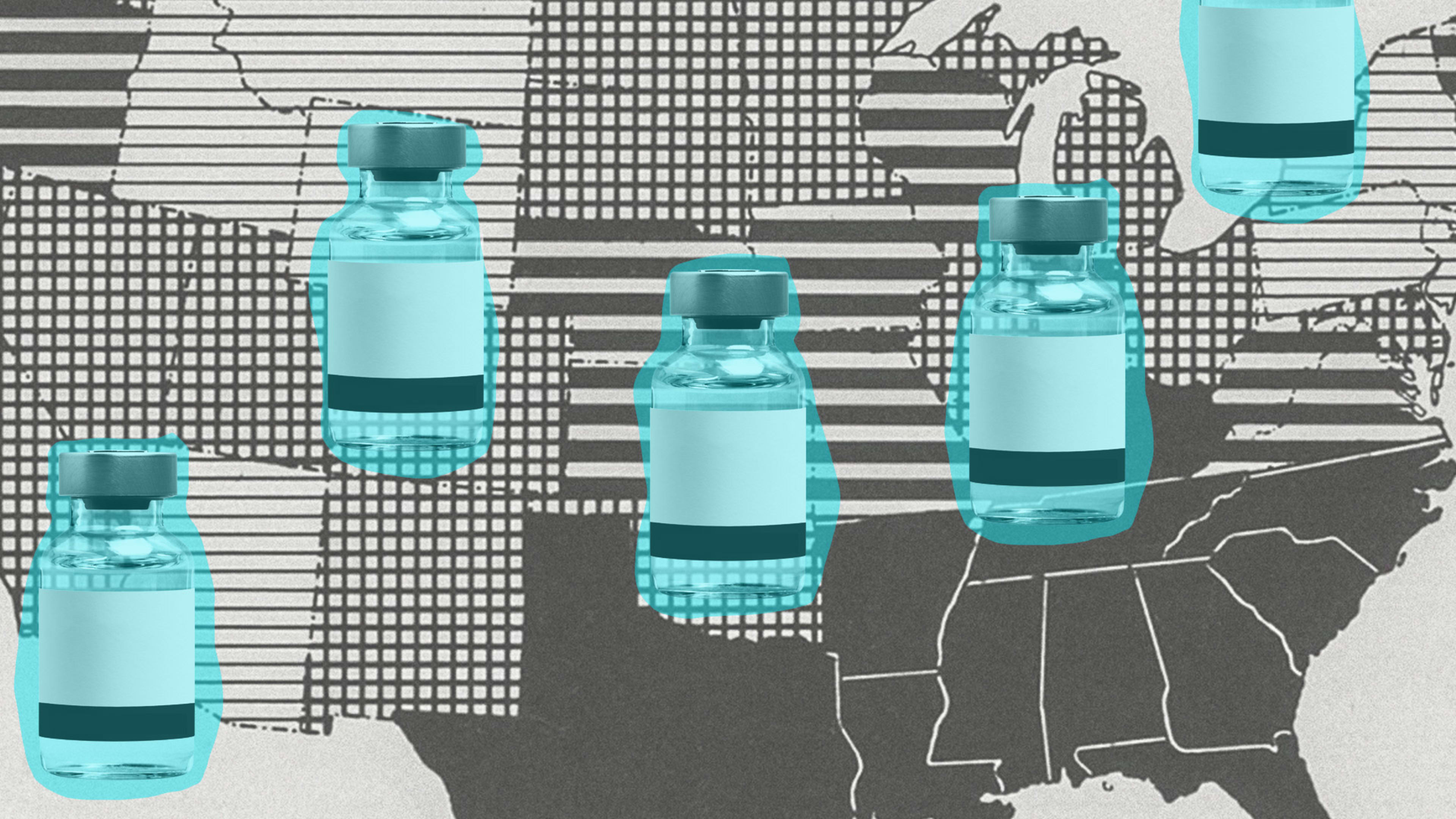 Delta variant update: This map shows the 5 most and least vaccinated states as U.S. cases rise