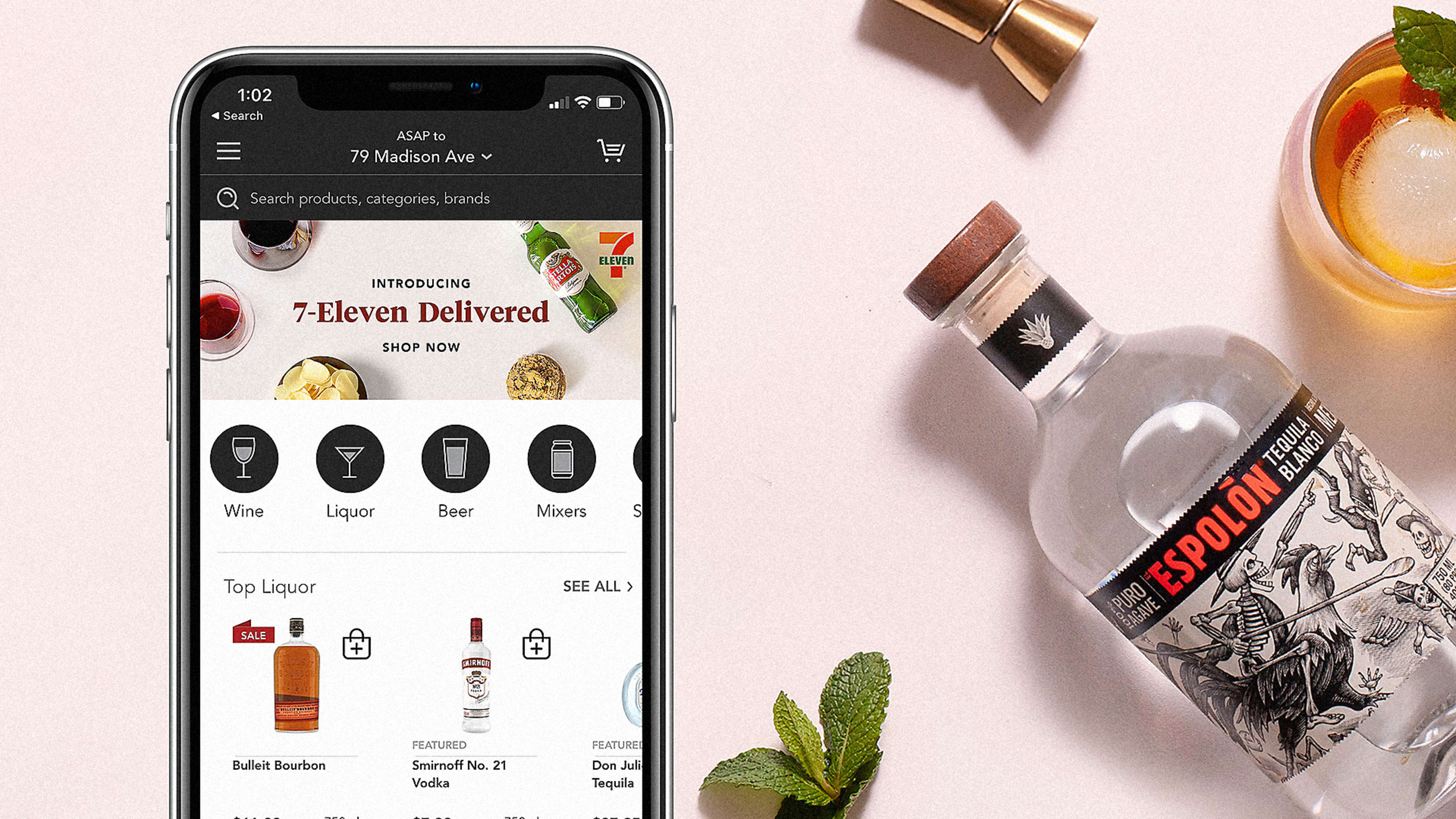 7-Eleven teams with Minibar to deliver even more booze to your door