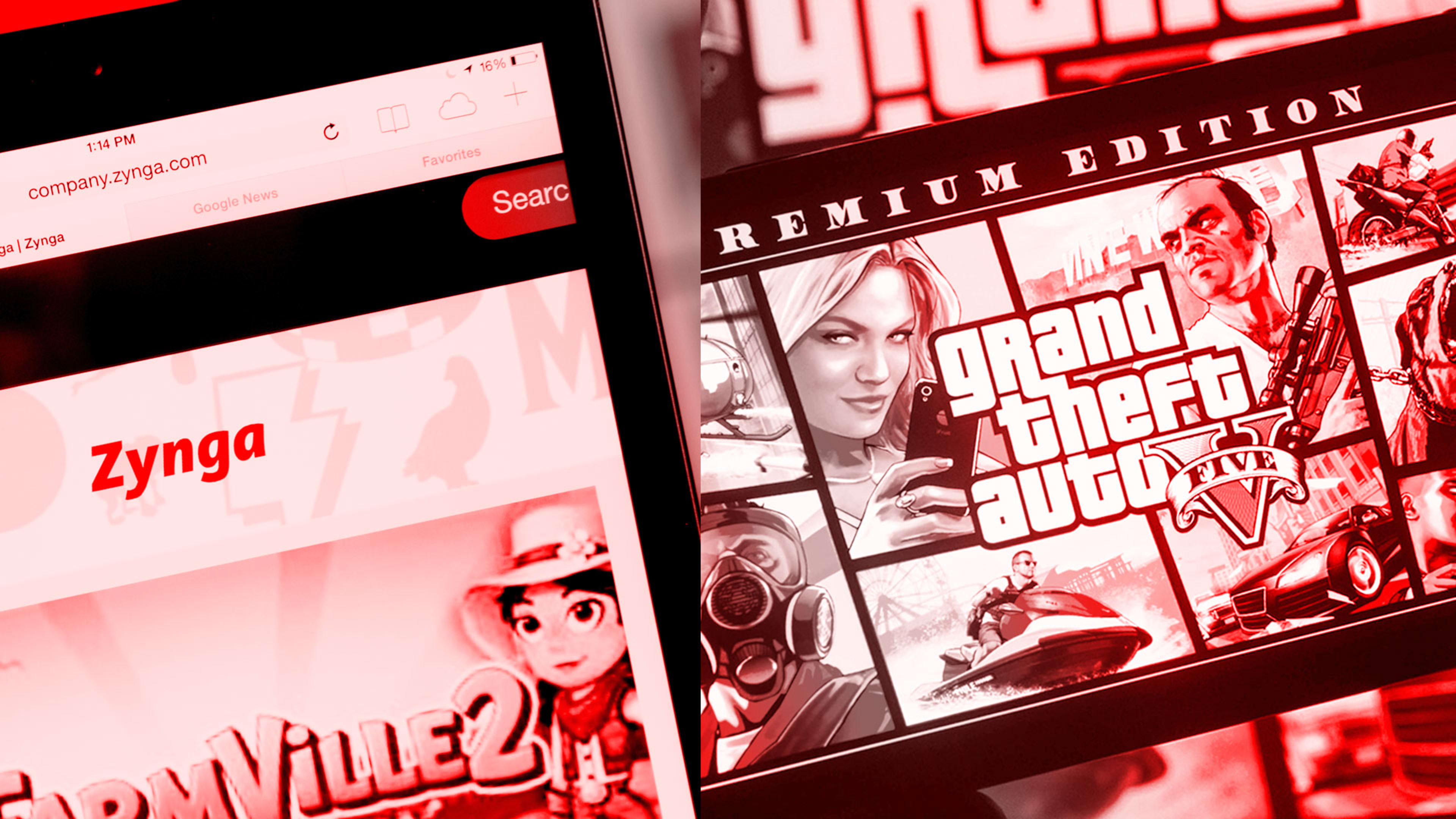 Grand Theft Auto maker Take-Two Interactive is buying FarmVille’s Zynga for $12.7 billion