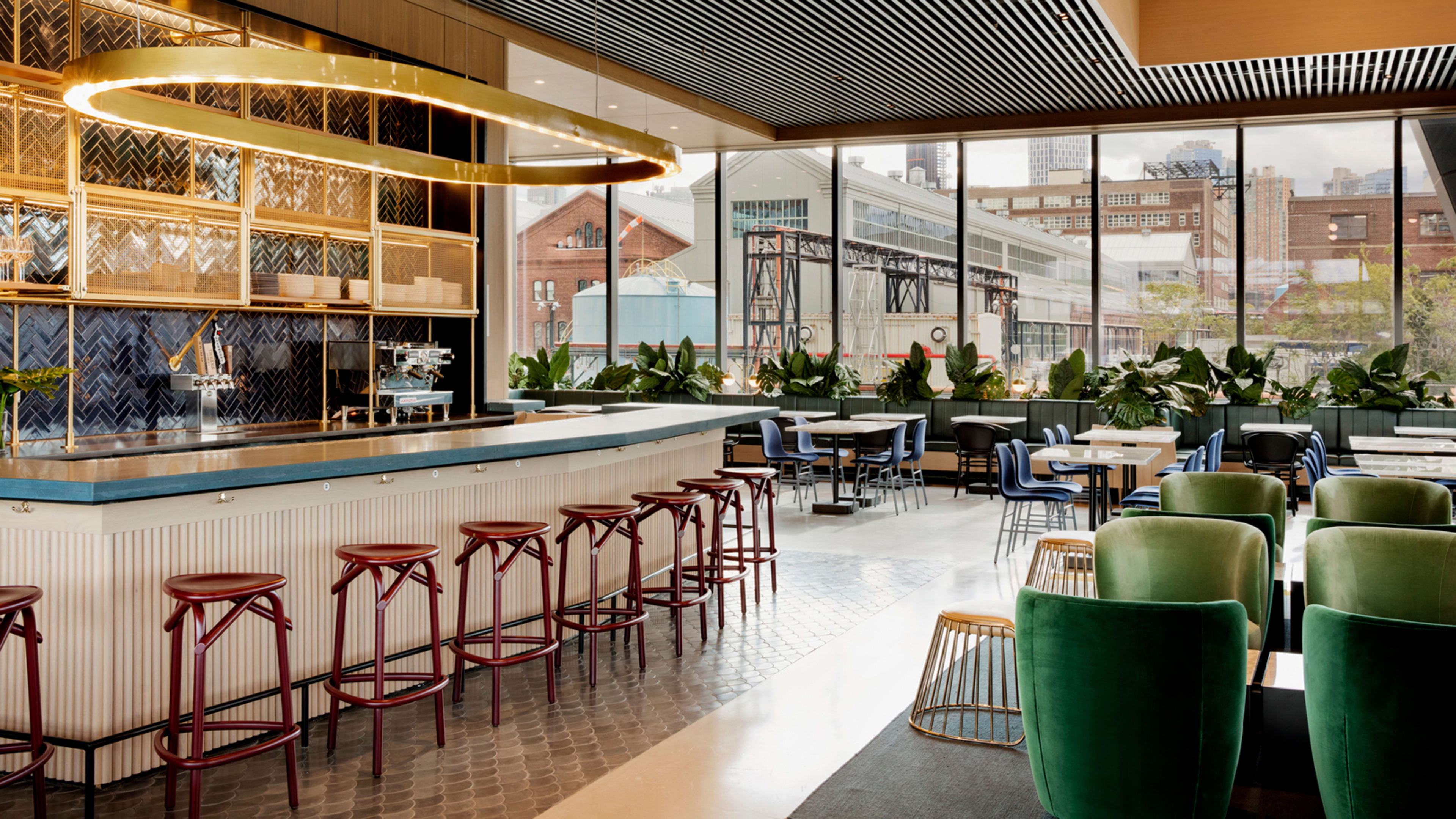 Bars in office buildings: A reason to return to the office, or one to never leave?