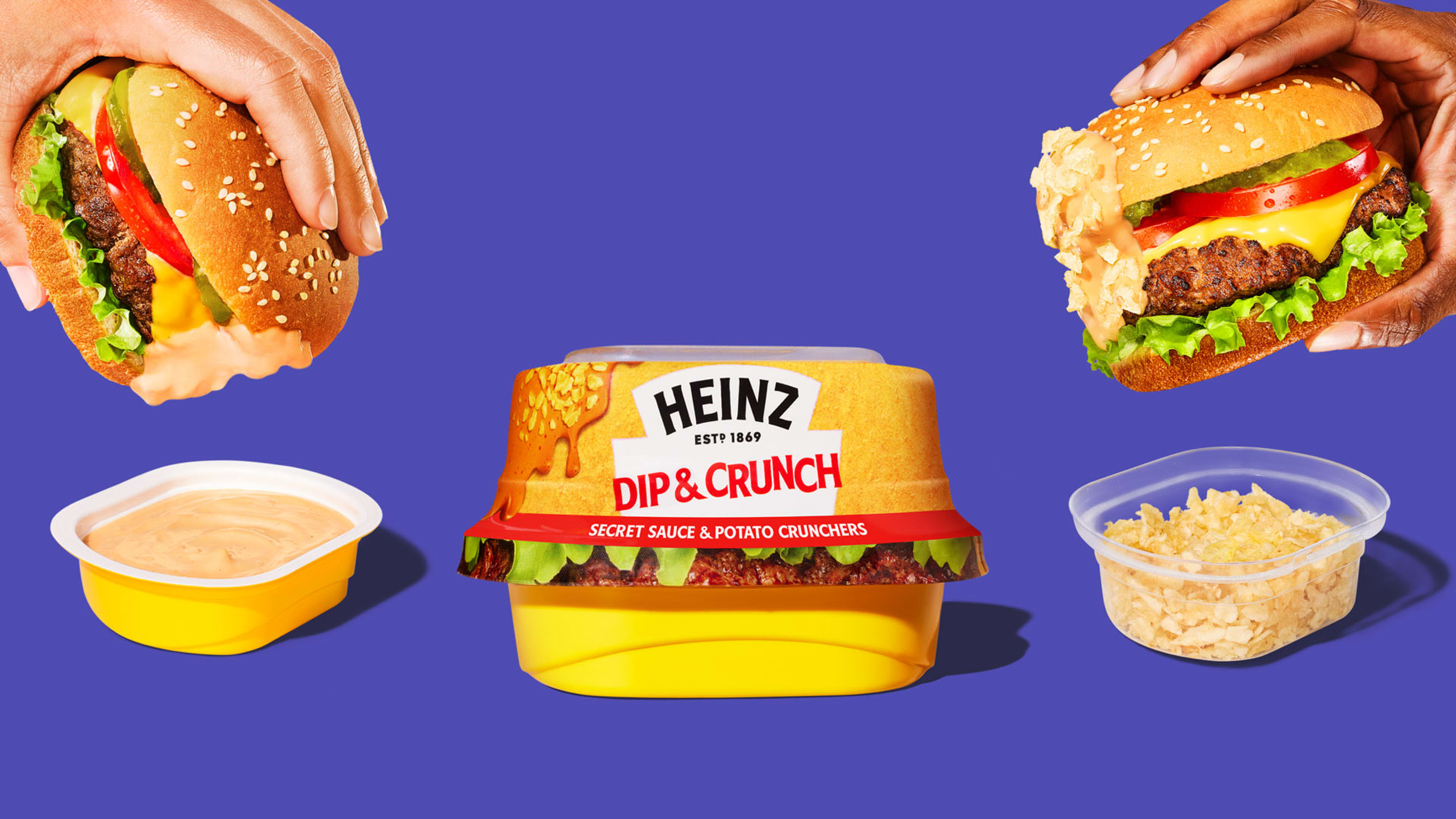 Heinz has a new crunchy dipping sauce that went from viral TikTok trend to actual burgers
