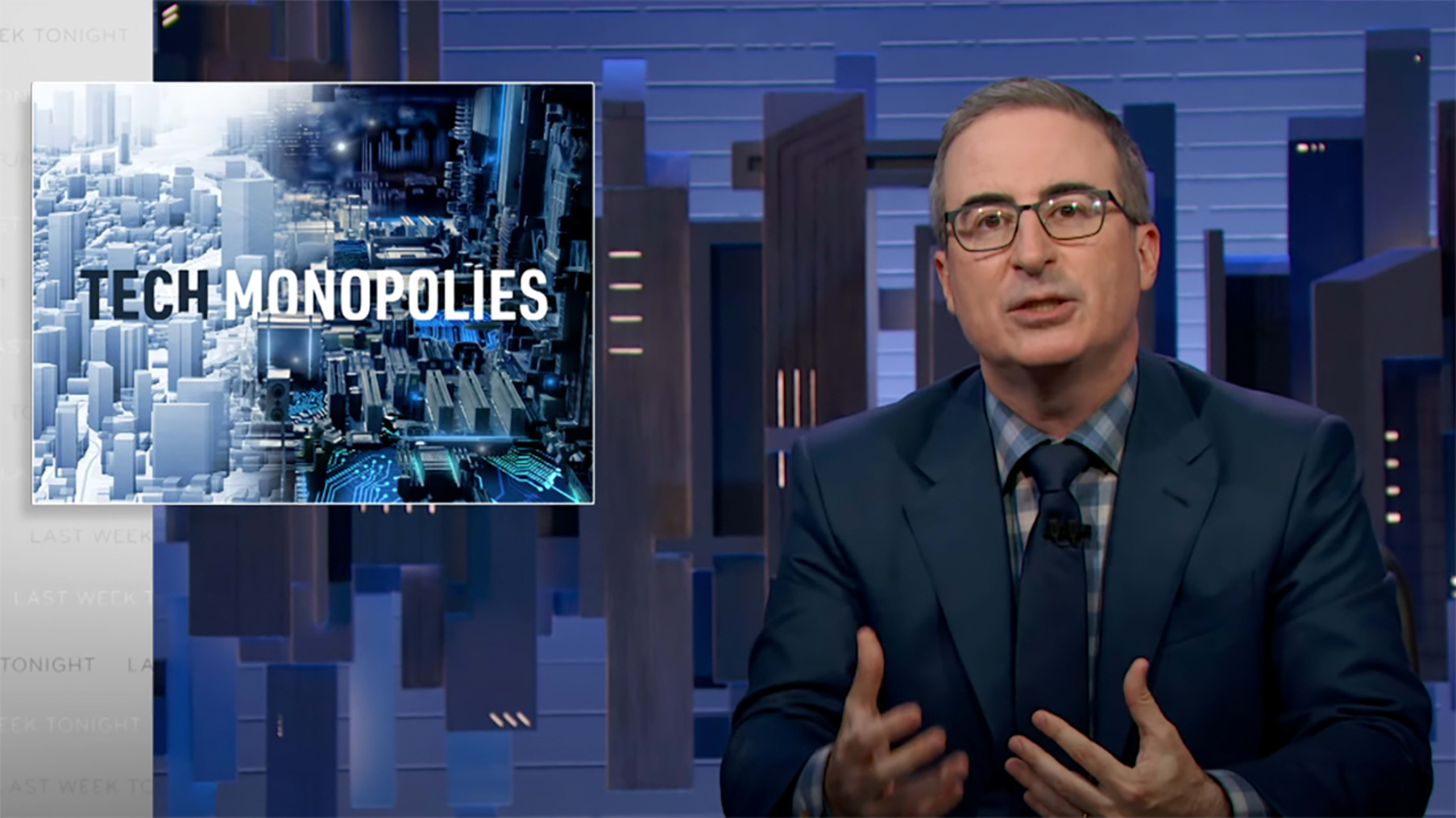 How John Oliver helped take the issue of tech antitrust into the mainstream