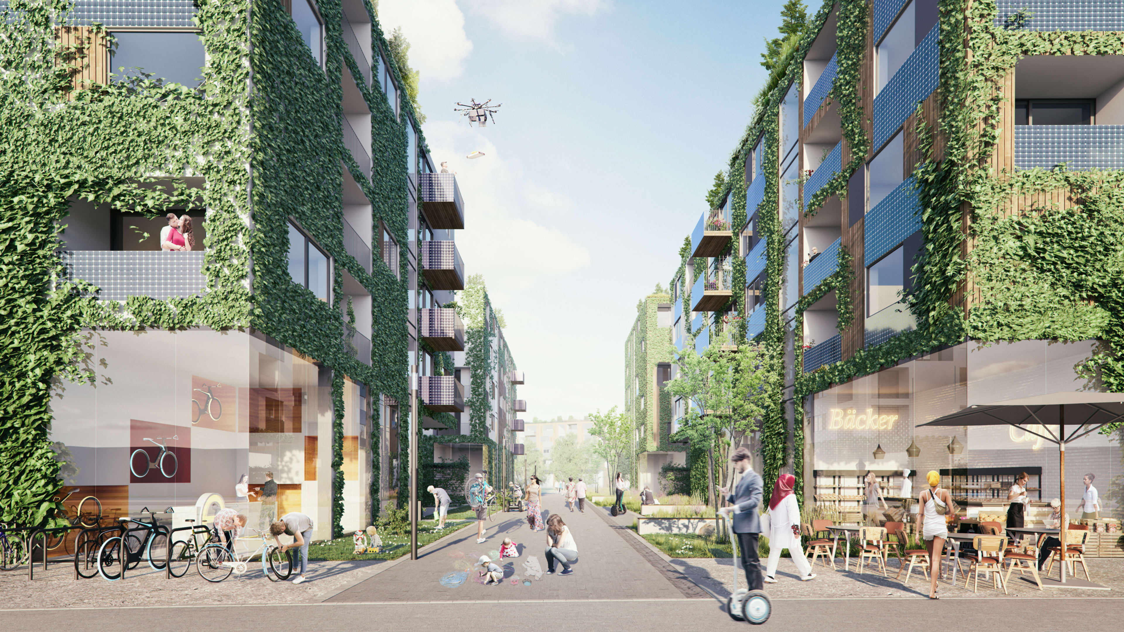 An abandoned Berlin airport is being transformed into a climate-neutral, car-free neighborhood