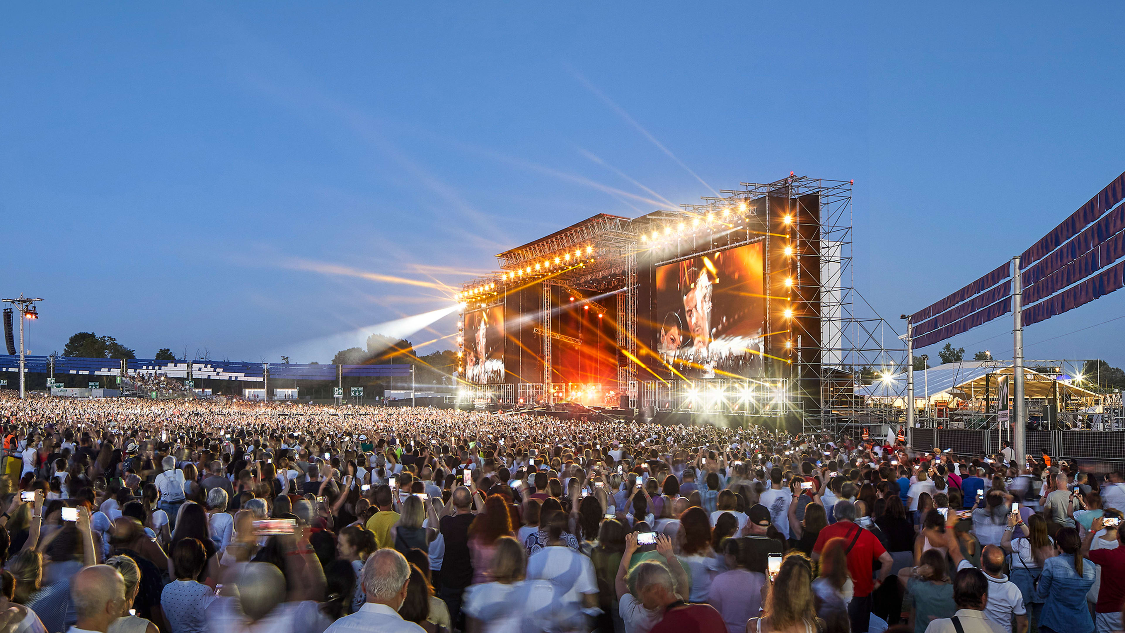 This small airport in Italy is now a major concert venue