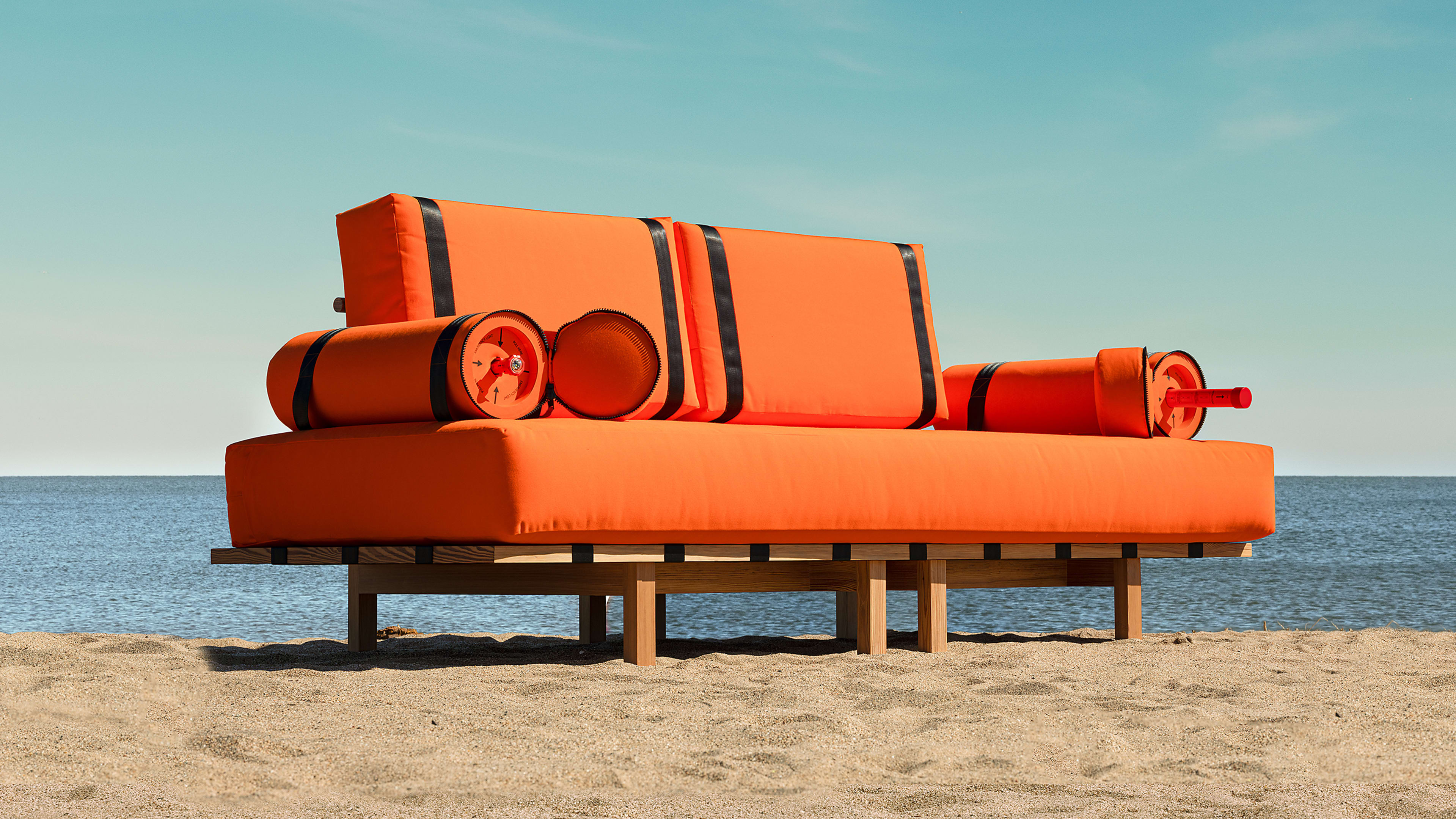 This $100,000 floating sofa doubles as a life raft