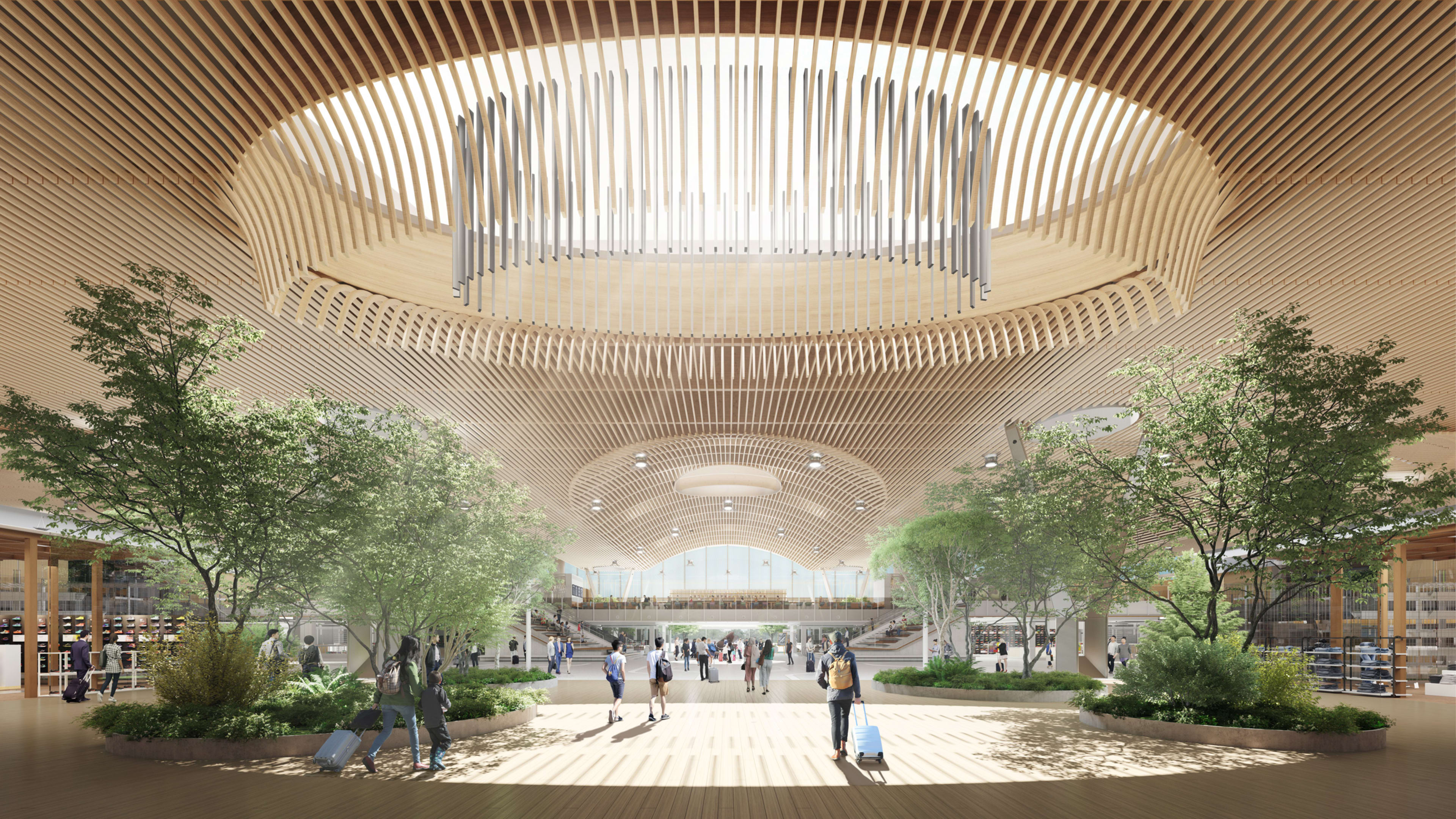 Portland’s new airport terminal looks like it’s from the future—but it’s built out of wood