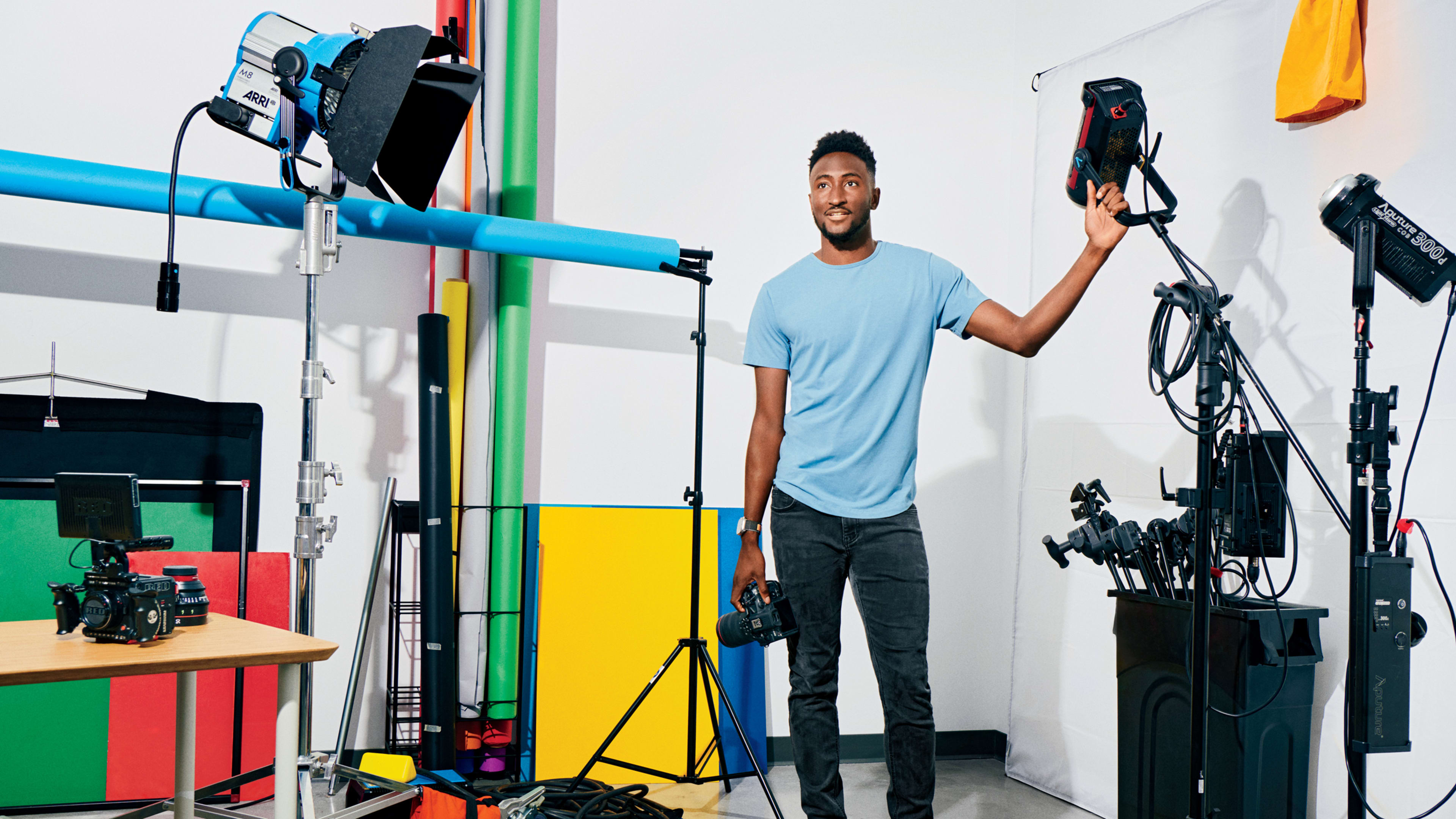 Inside Marques Brownlee's YouTube tech review studio