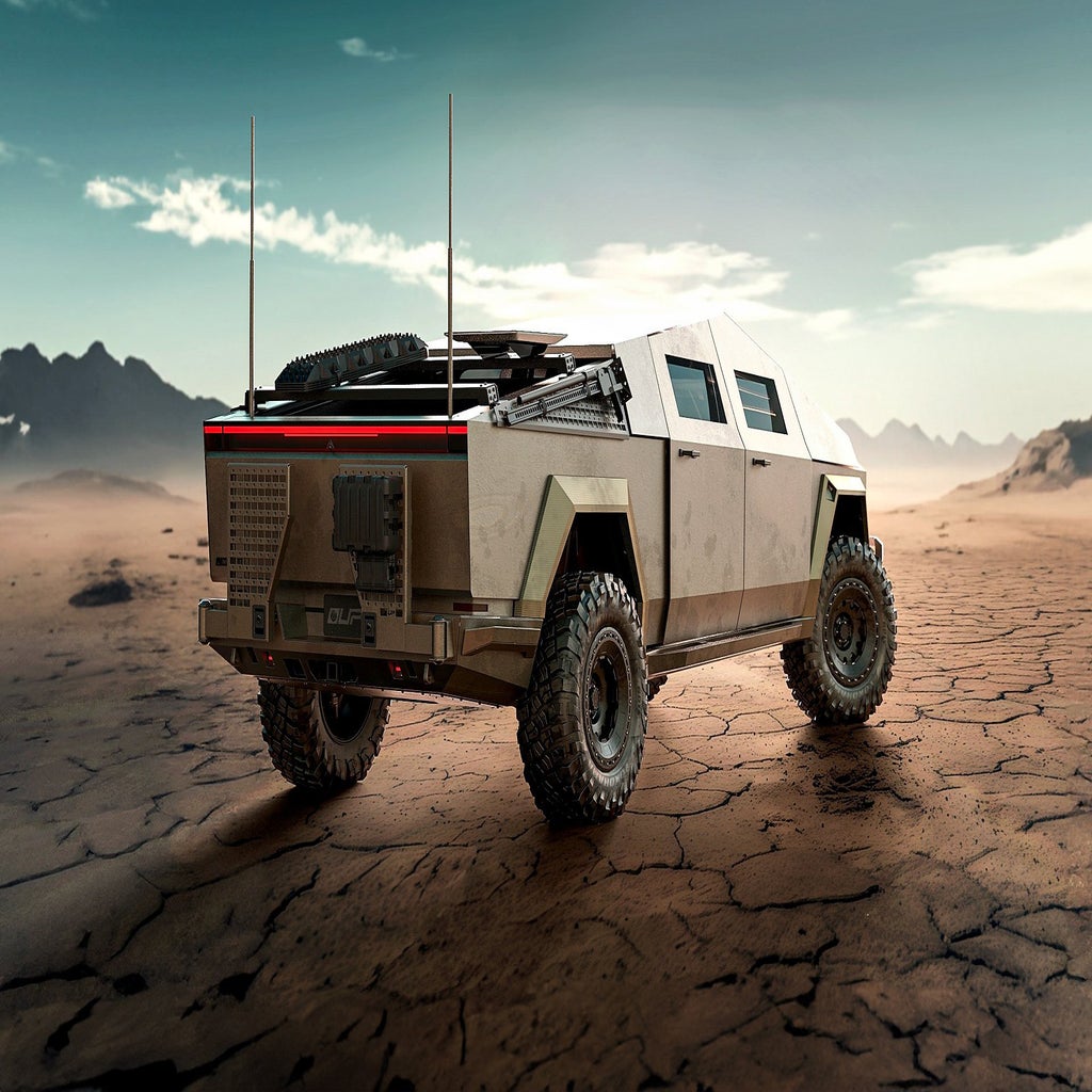 Cybertruck Note The Cybertruck Sting realizes the truck's dystopian potential - Fast ...