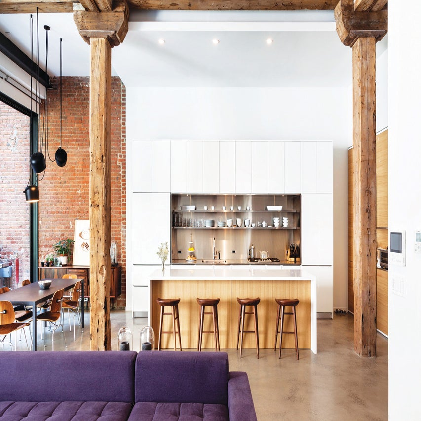 The Gentrifier's Aesthetic: 23 Totally Over-The-Top Industrial Lofts ... - High-End Industrial Lofts With Designer Appliance Showrooms