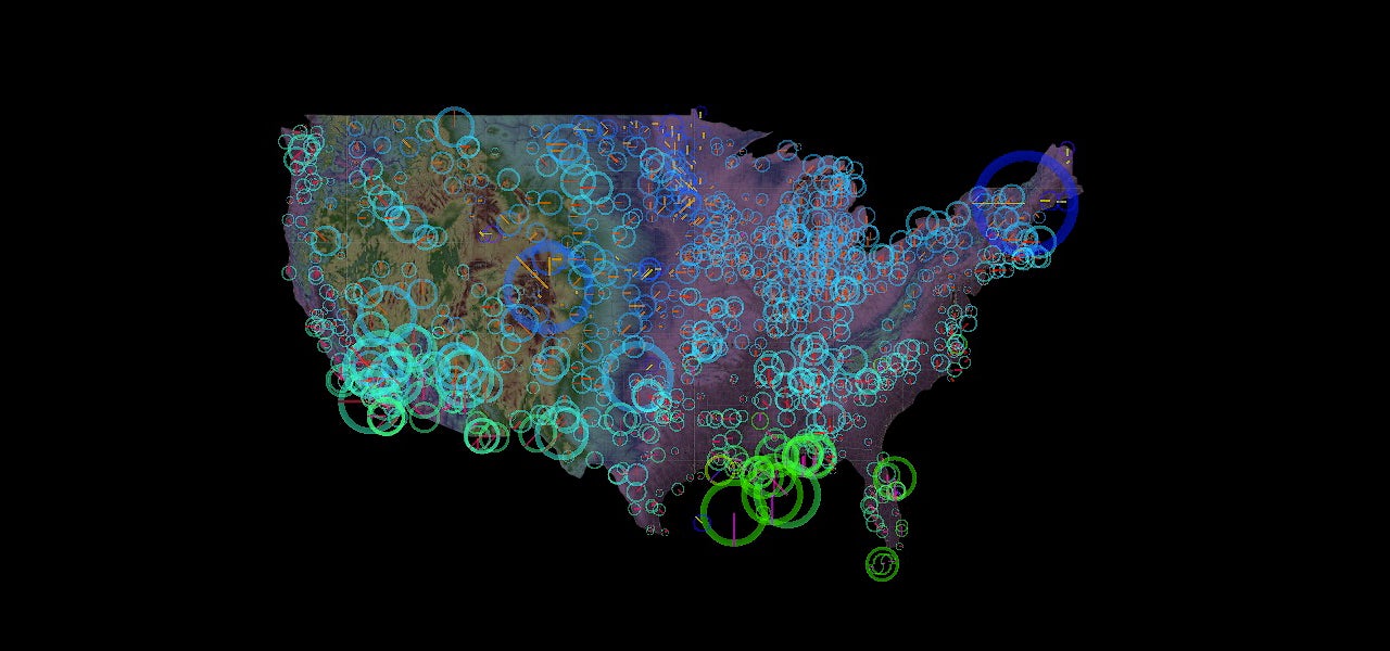 Beautiful Visualizations Of America's Gusty Winds - Fast Company