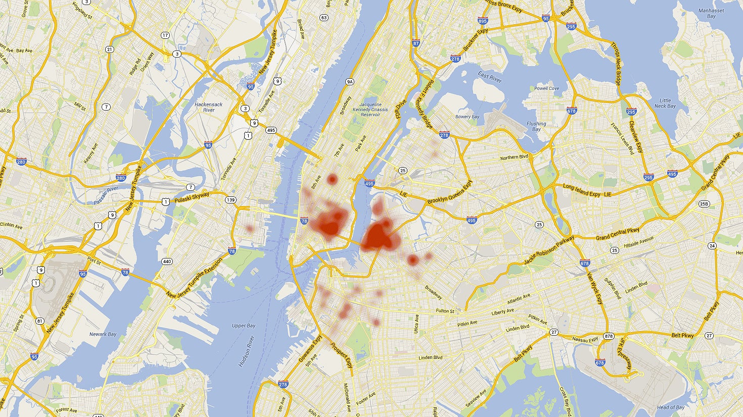 Yelp Word Maps Display Hipster Hot Zones - Fast Company