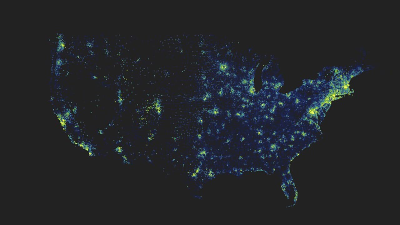 Mapping The Wealth Of U.S. ZIP Codes Shows The Haves Hiding From The ...