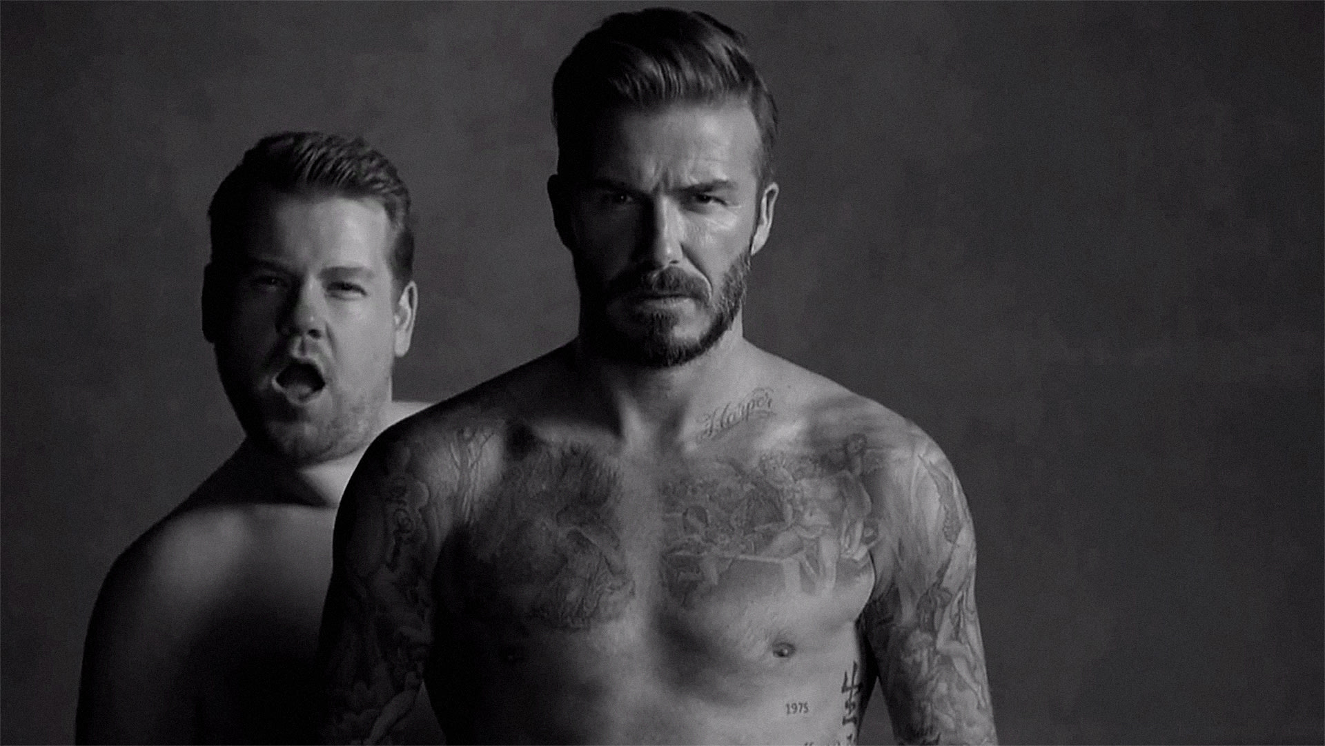 David Beckham And James Corden Strip Down For Their New Underwear Ad - Fast  Company